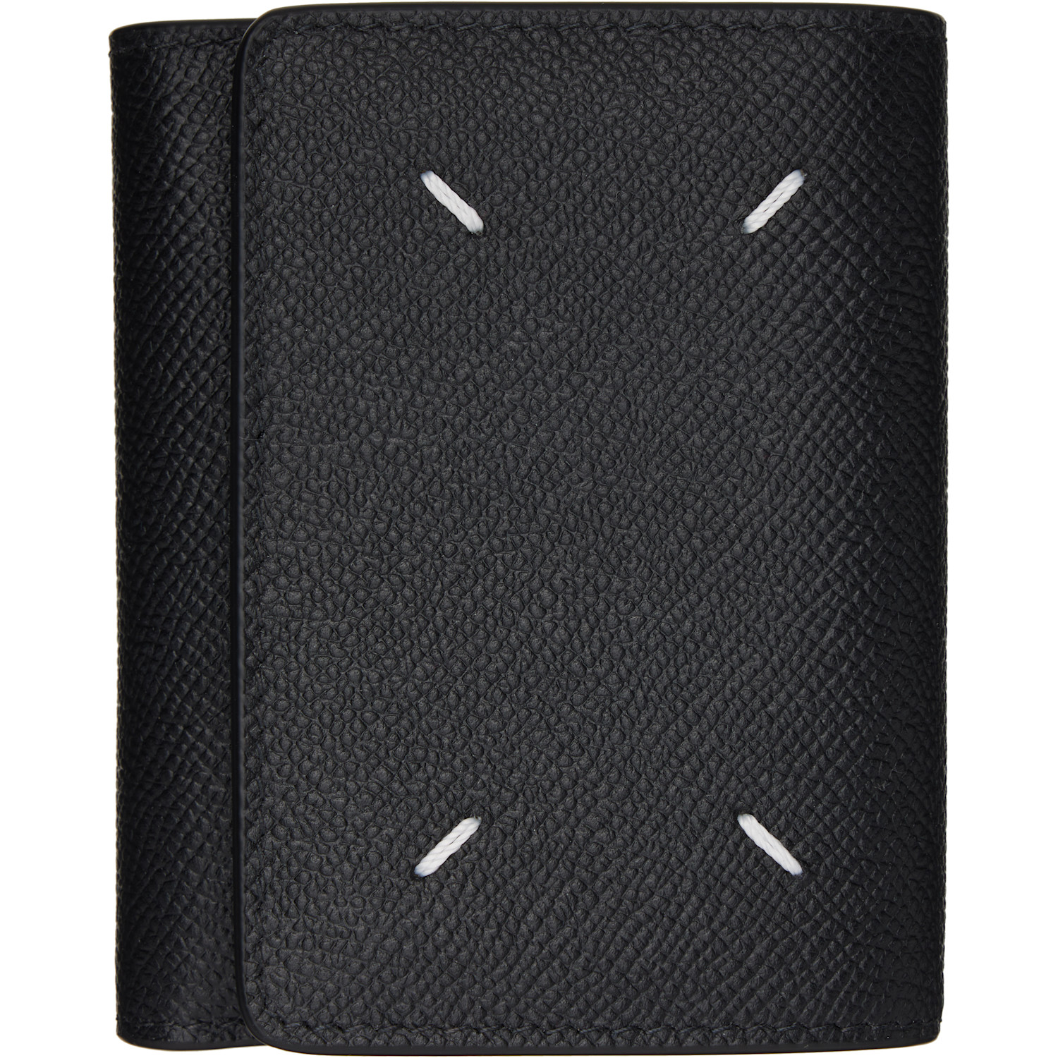 Maison Margiela Black Four Stitches Wallet