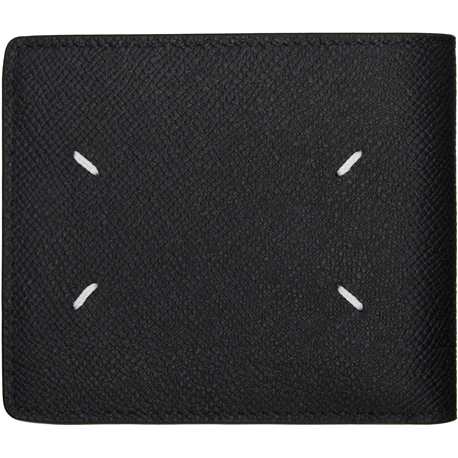 Maison Margiela Black Four Stitches Wallet