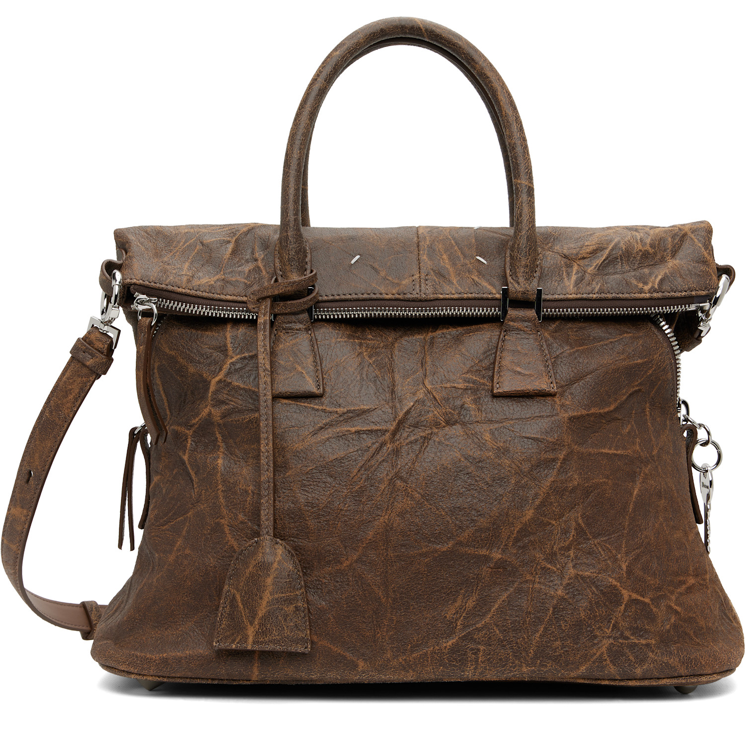 Maison Margiela Brown 5AC Soft Medium Tote