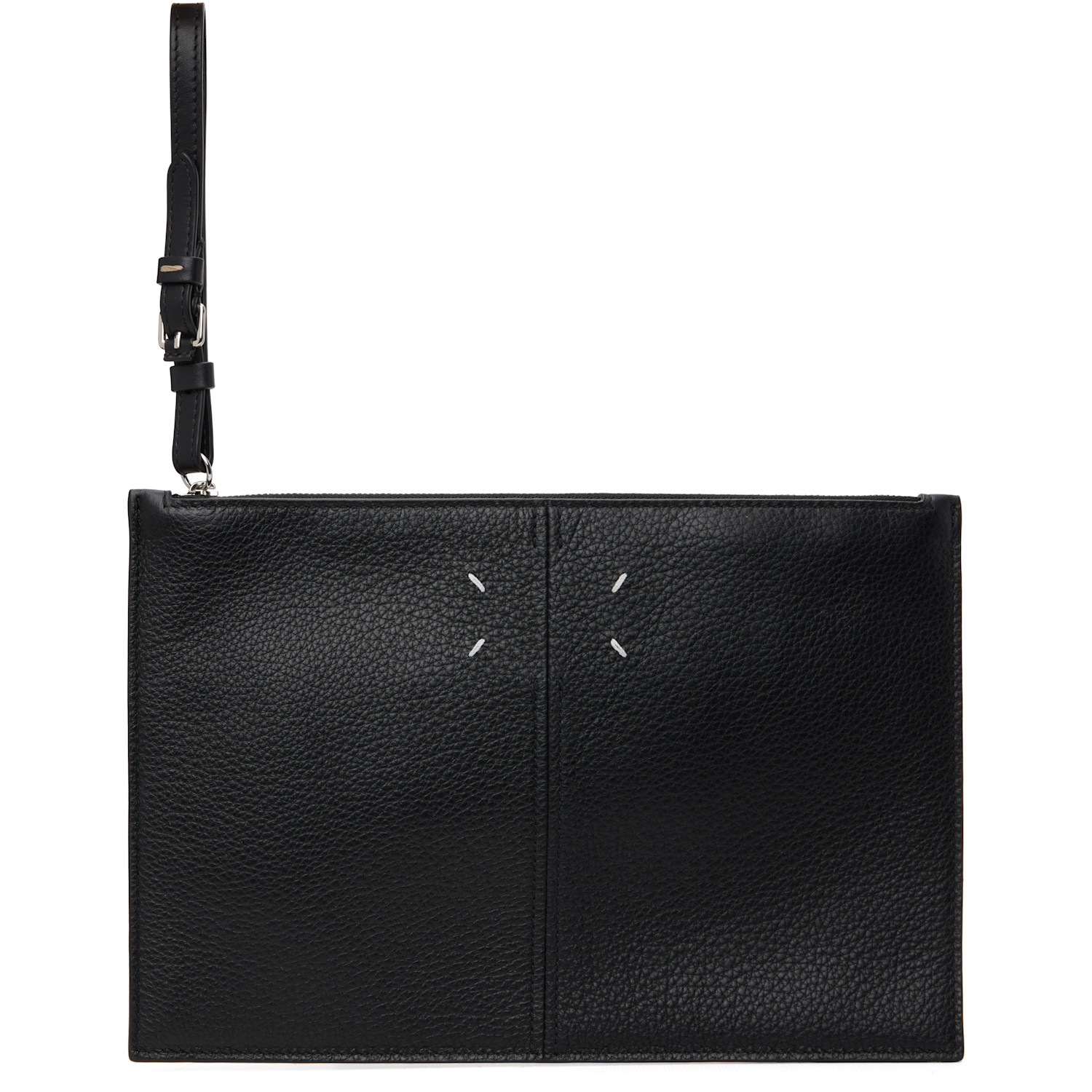 Maison Margiela Black Calfskin Pouch