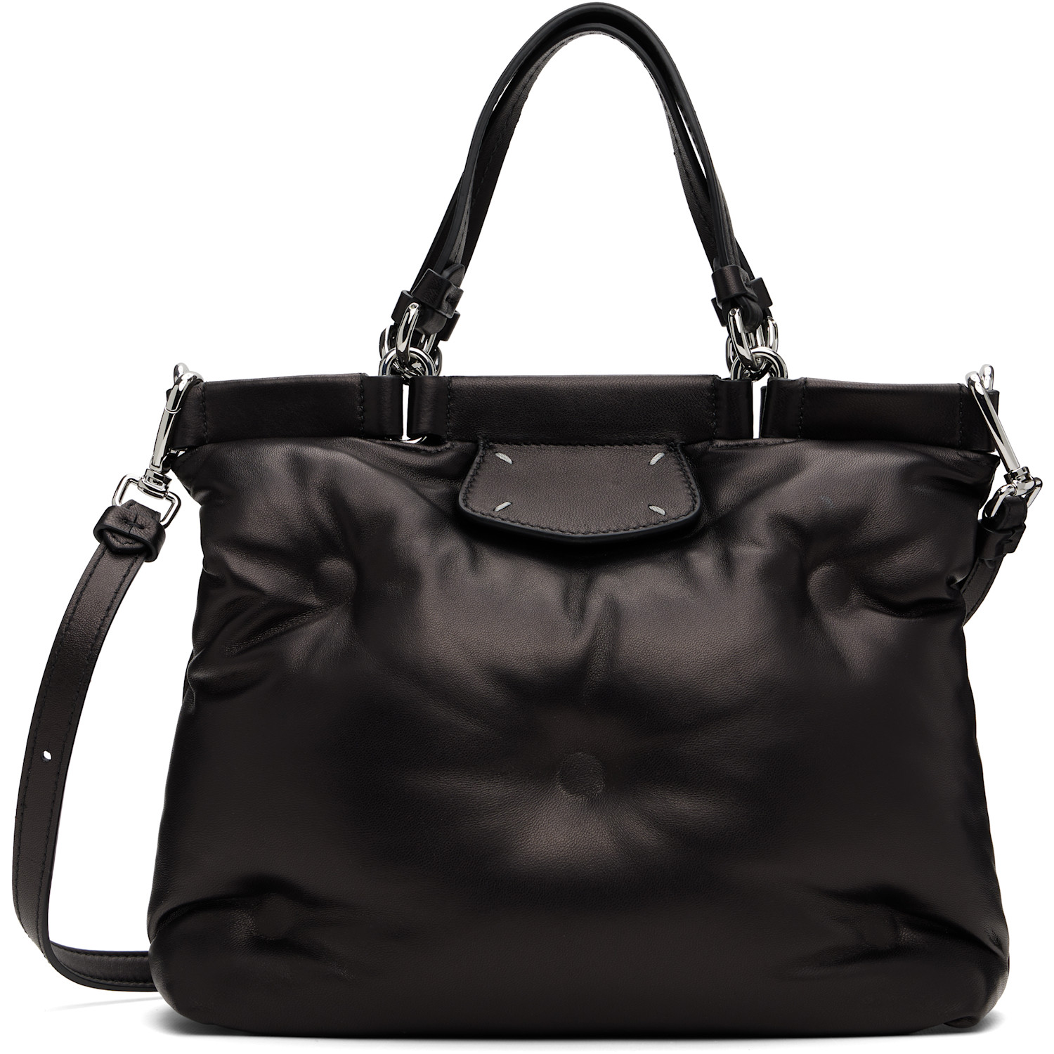 Maison Margiela Black Glam Slam Shopping Small Tote