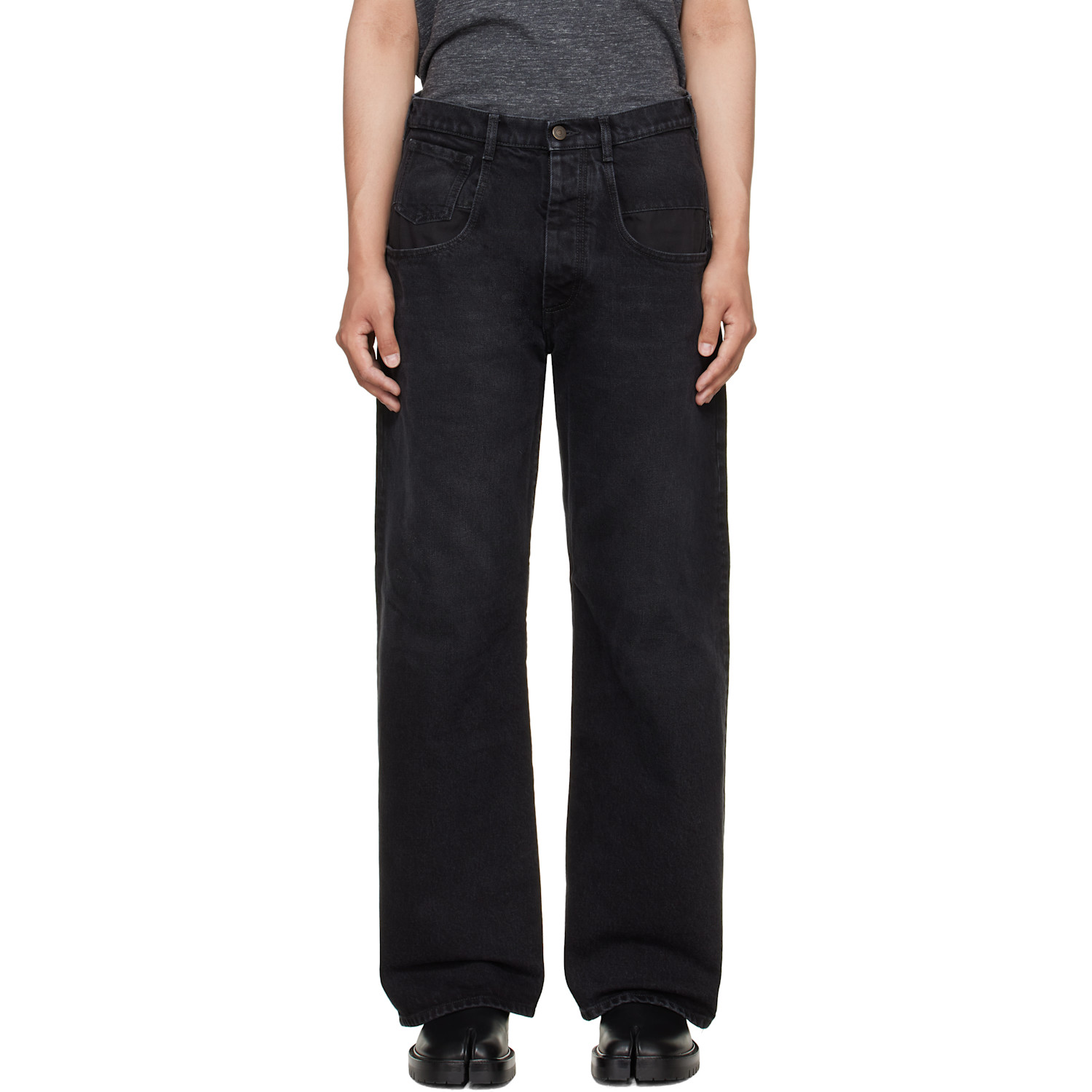Maison Margiela Black Pocket Jeans