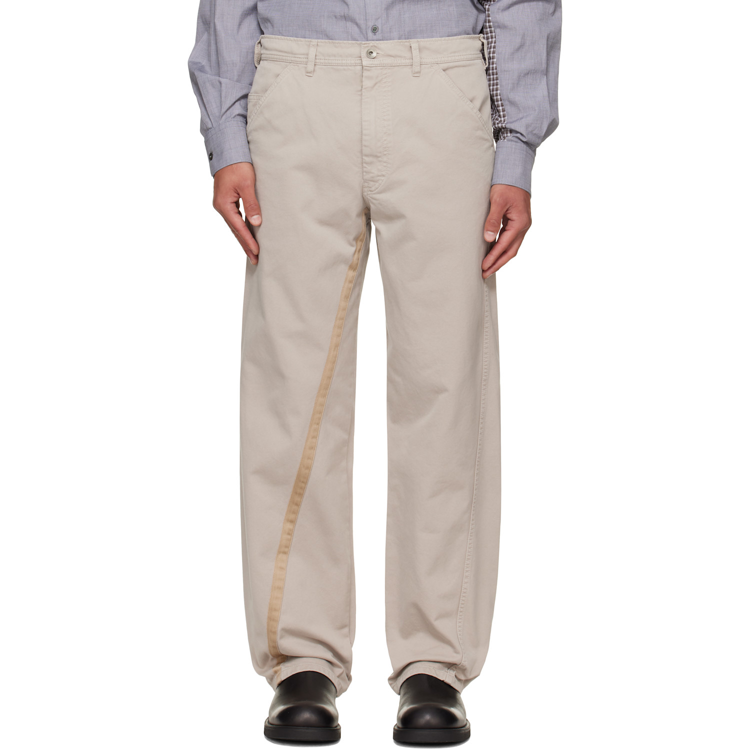 Maison Margiela Gray Cotton Trousers
