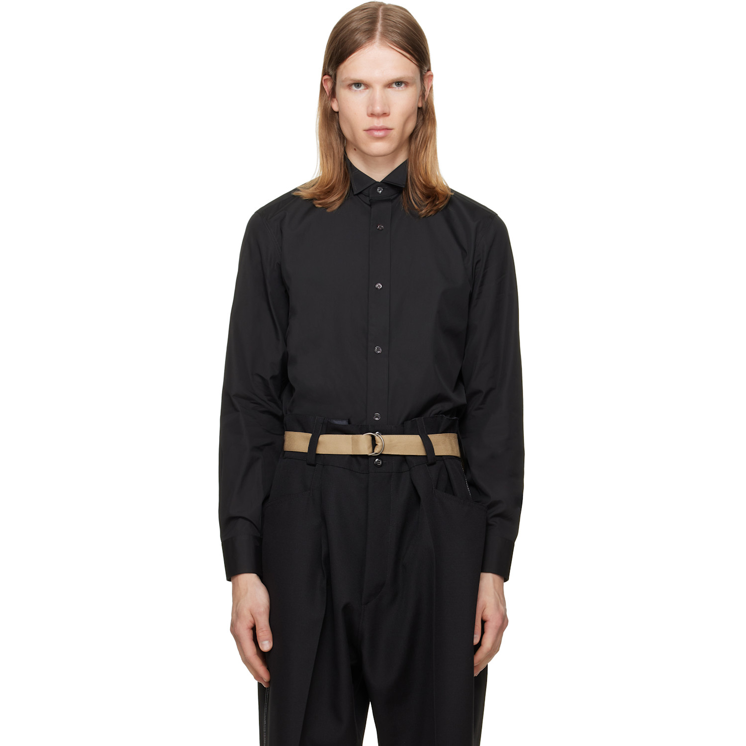 Maison Margiela Black Cotton Shirt