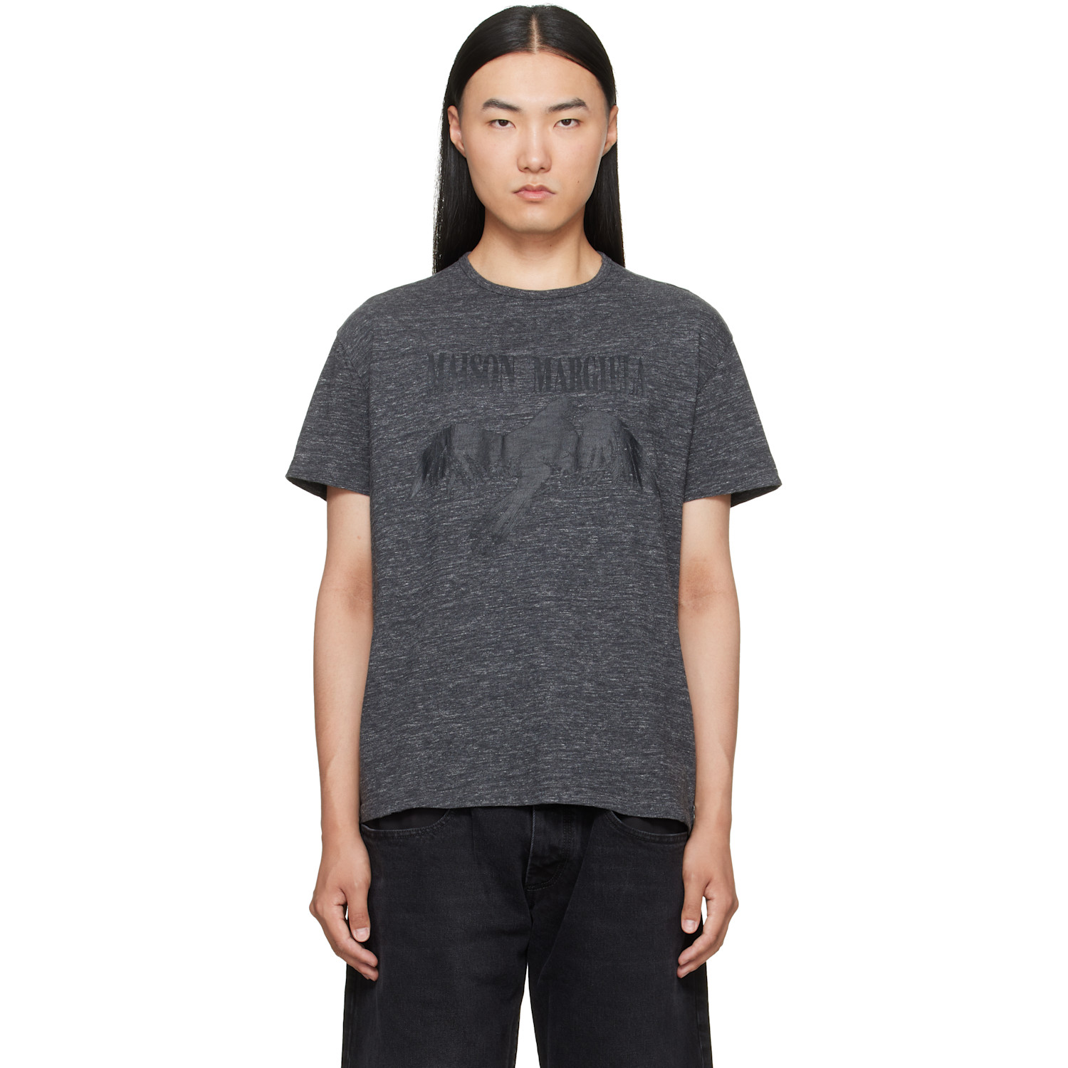 Maison Margiela Gray Cotton T-shirt