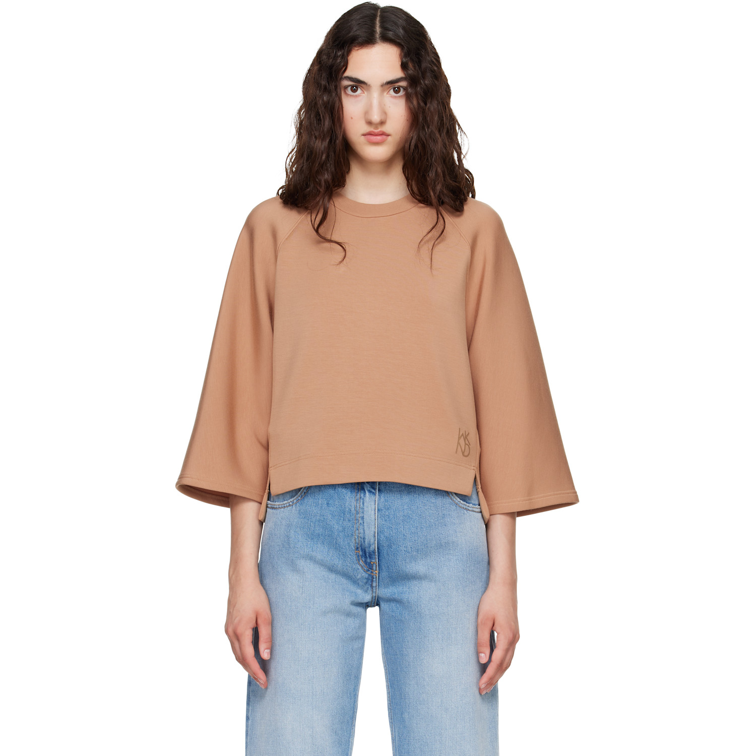 Weekend Max Mara Tan Vasto Sweatshirt In Brown