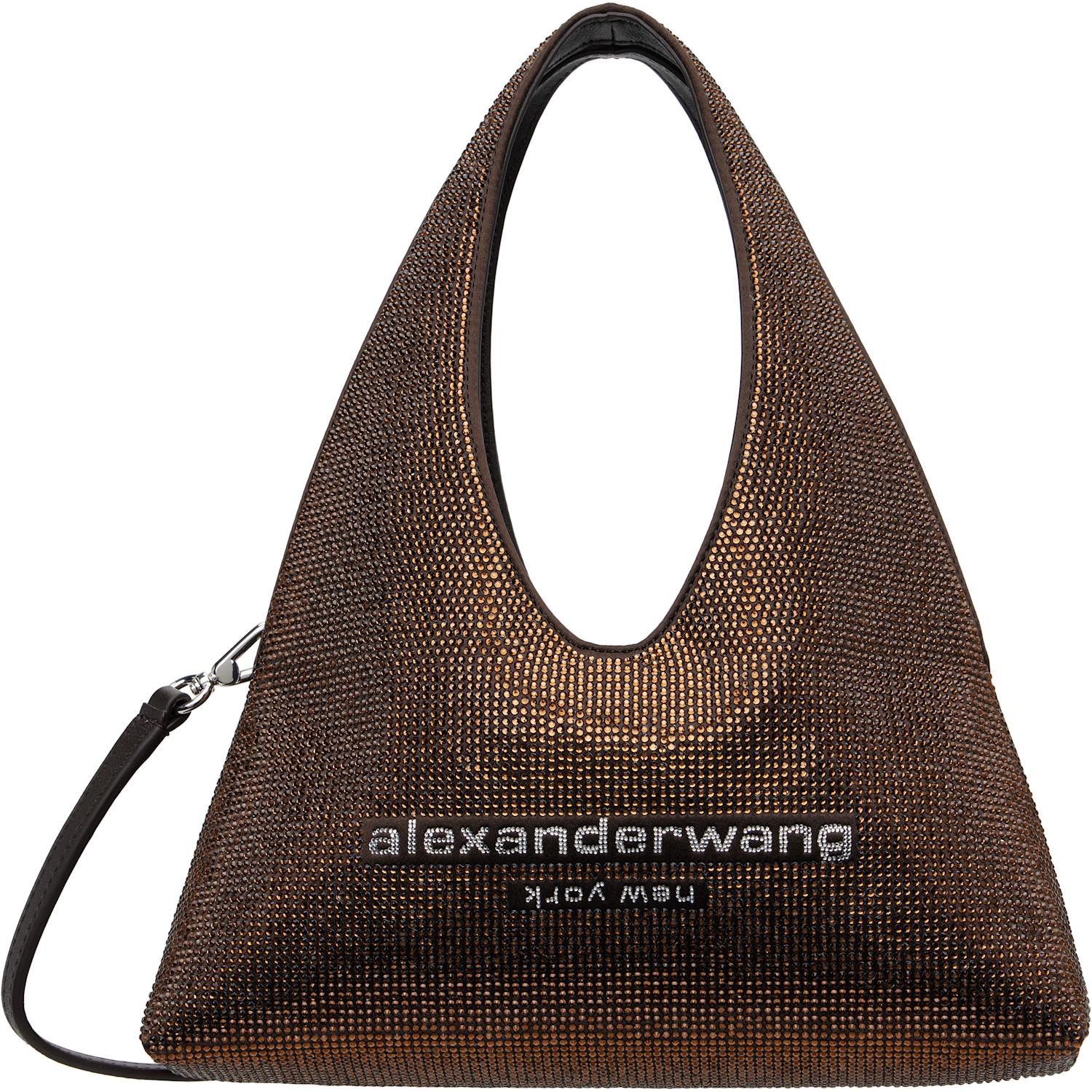 Alexander Wang Brown Pike Crystal Mini Bag