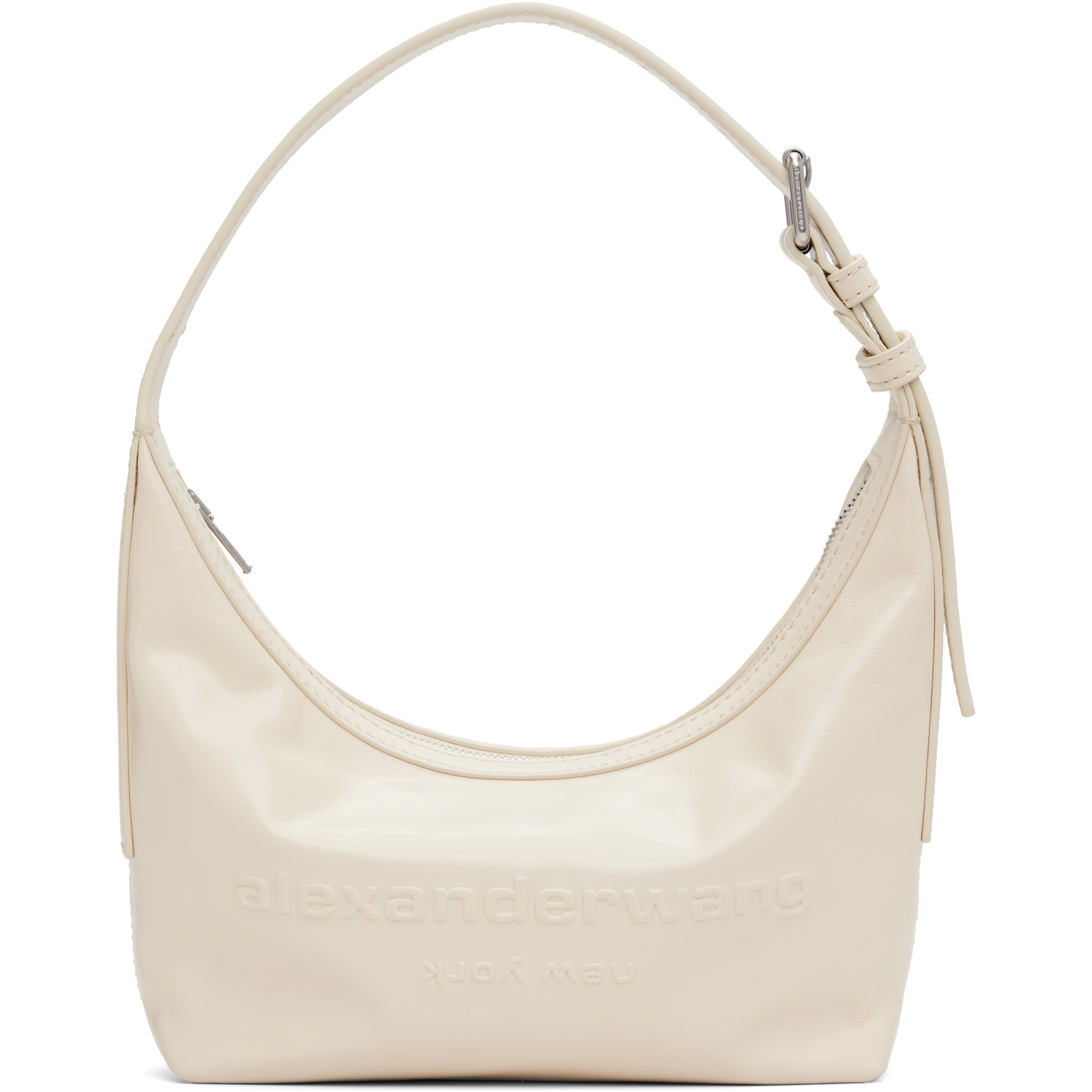 Alexander Wang Off-White Punch Small Shoulder Bag