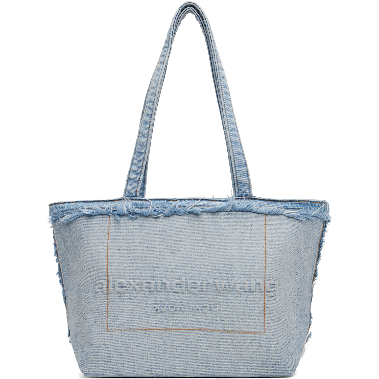 Alexander Wang Blue Punch Medium Fray Tote