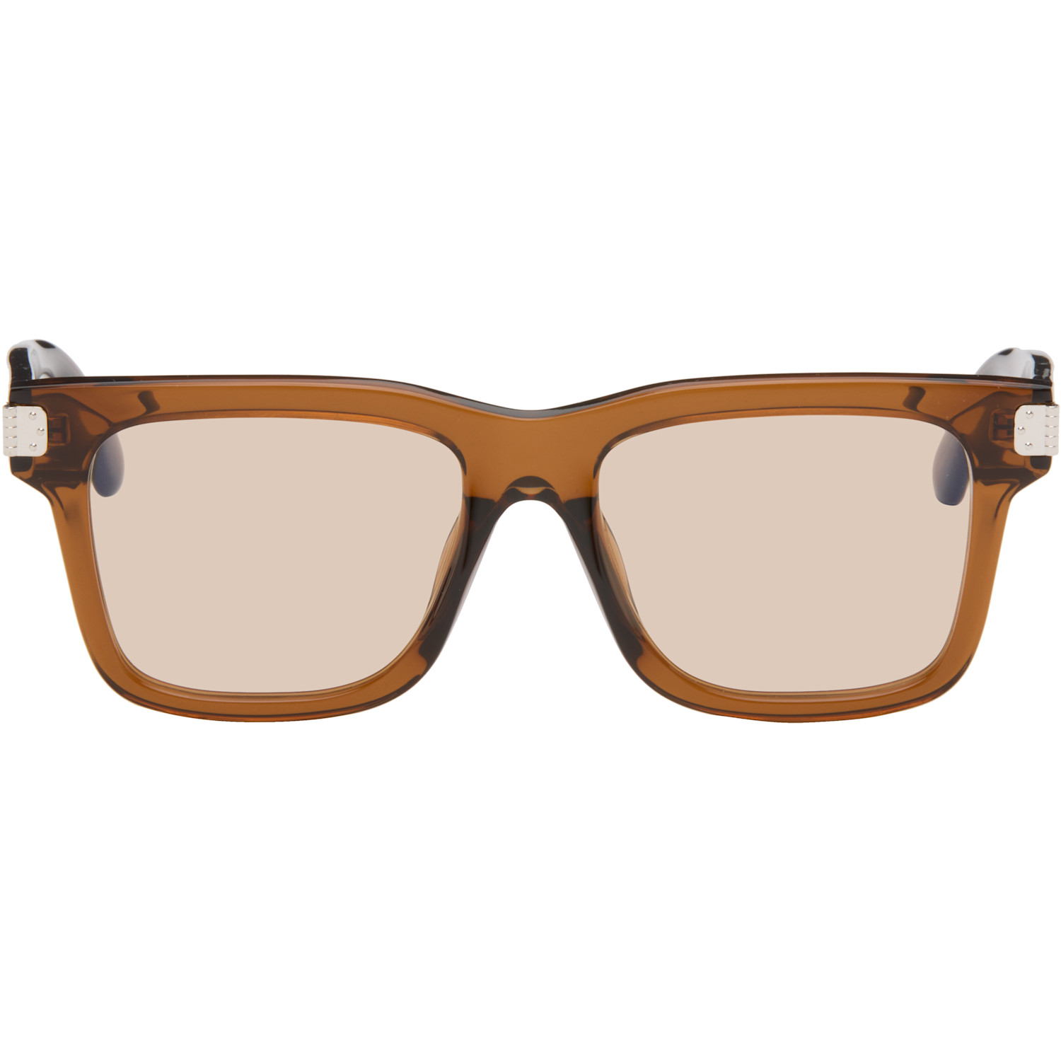 MM6 Maison Margiela Brown 15 Sunglasses