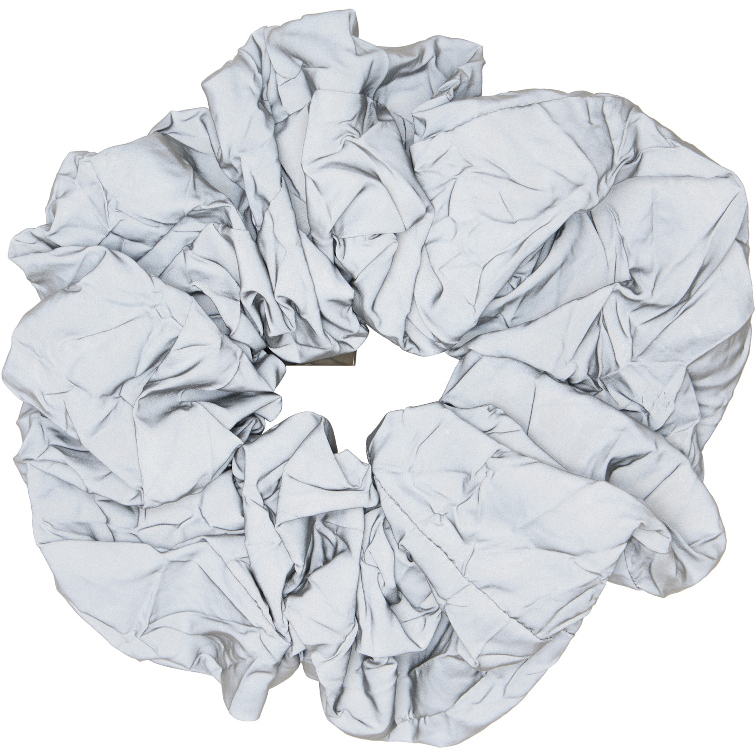  Mm6 Maison Margiela Gray Reflective Scrunchie 
