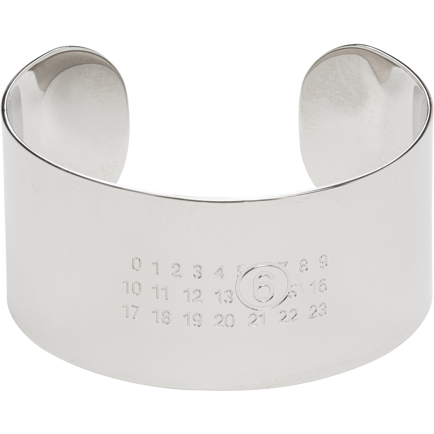 MM6 Maison Margiela Logo Cuff Bracelet