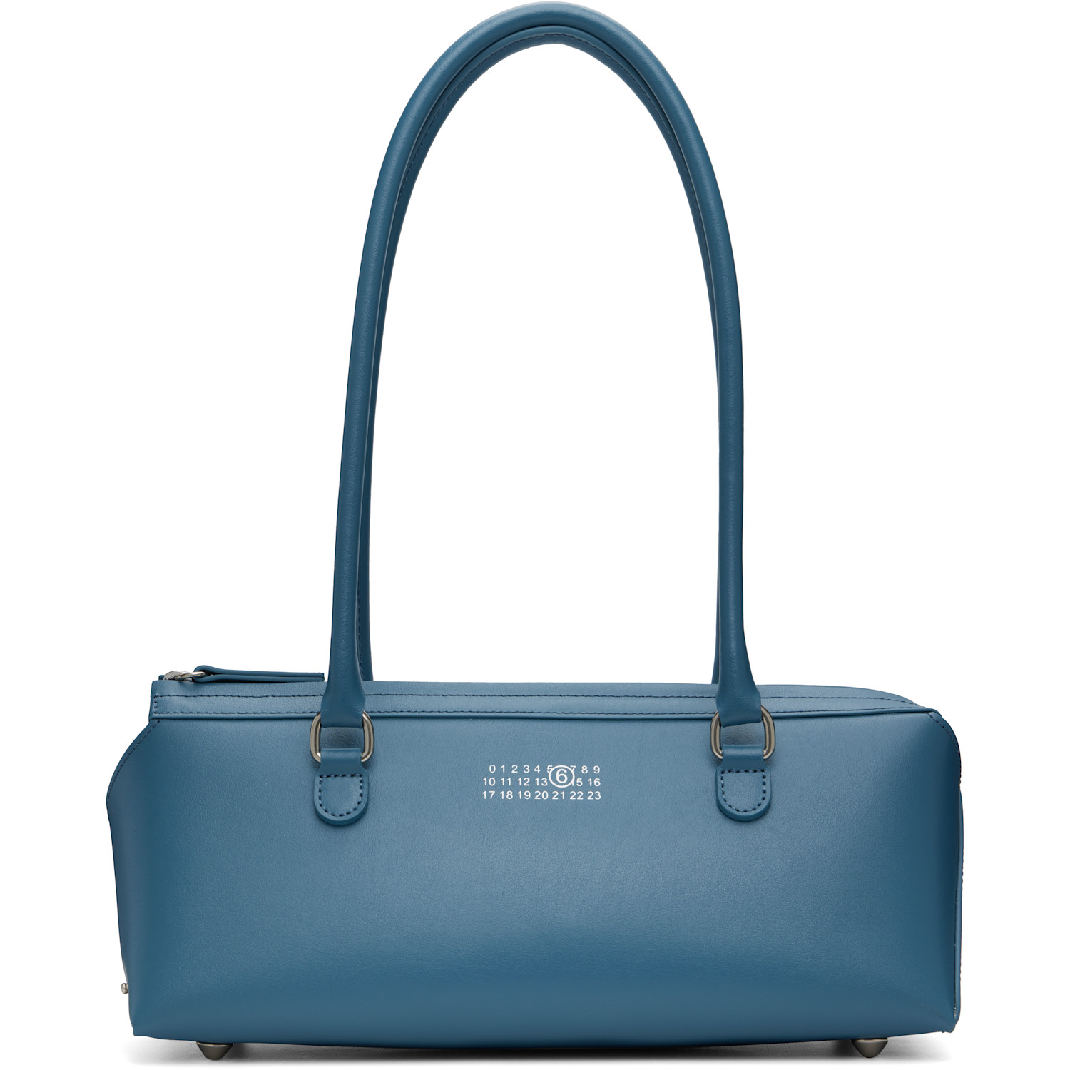 MM6 Maison Margiela Blue Bauletto Shoulder Small Bag