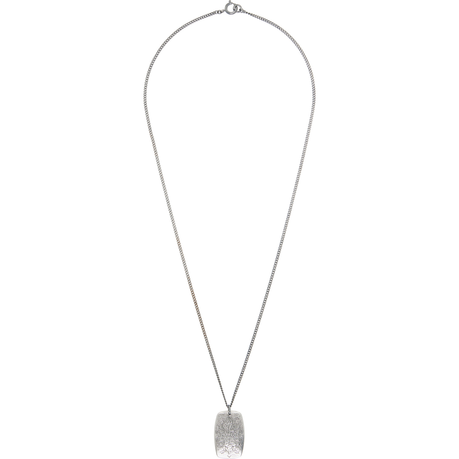 MM6 Maison Margiela Eroded Floral Motif Necklace