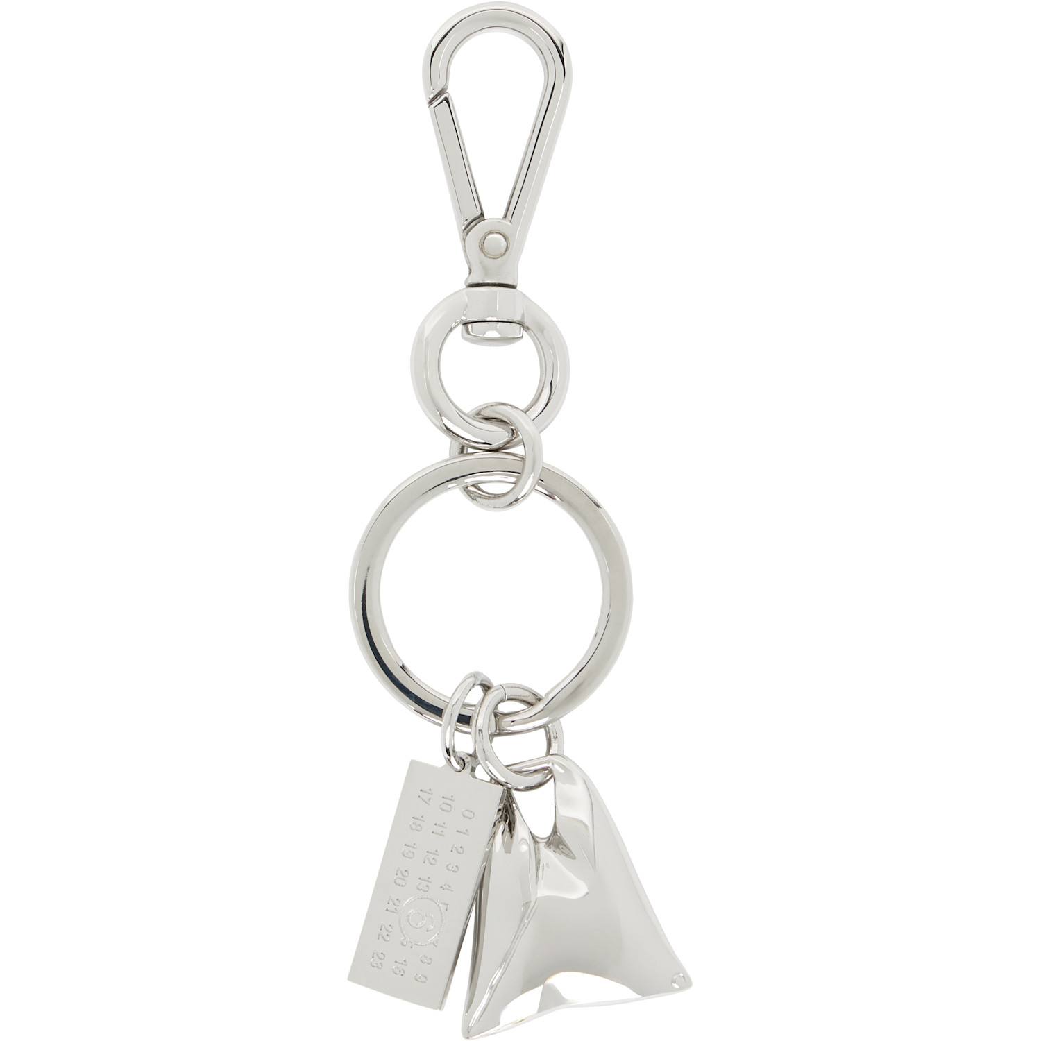 MM6 Maison Margiela 'Triangle Tote' Keychain