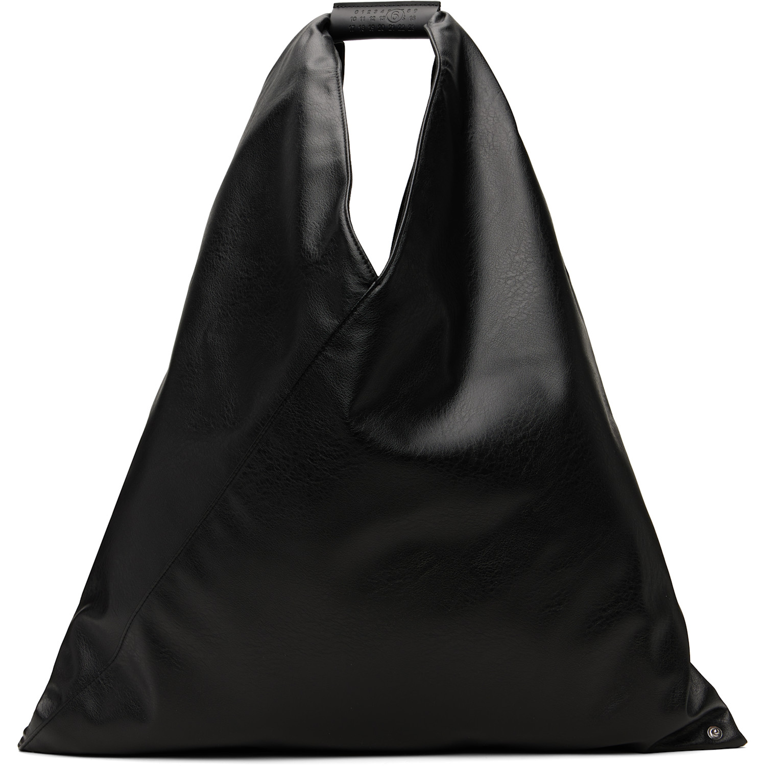 MM6 Maison Margiela Black Classic Triangle Tote