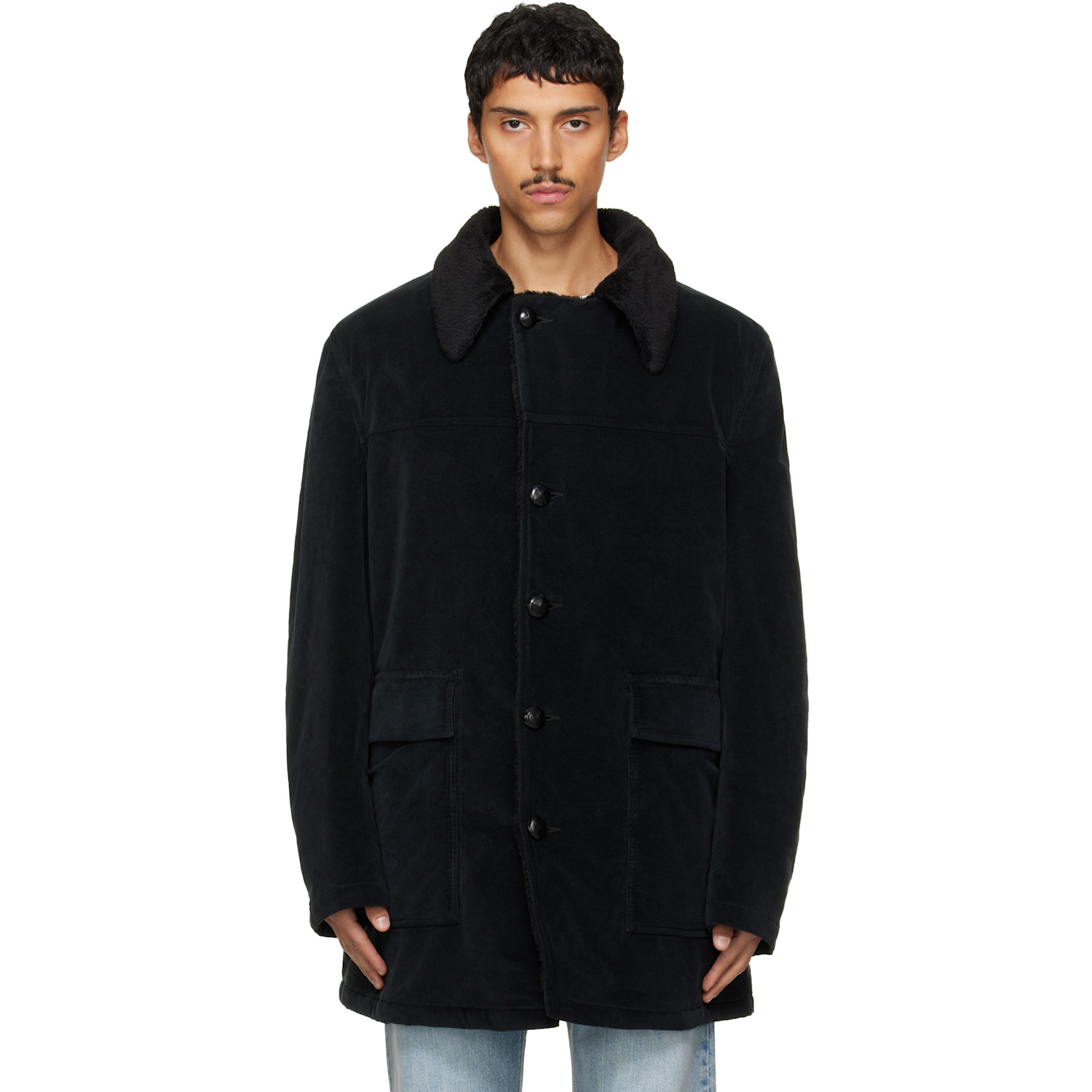 MM6 Maison Margiela Black Sports Jacket