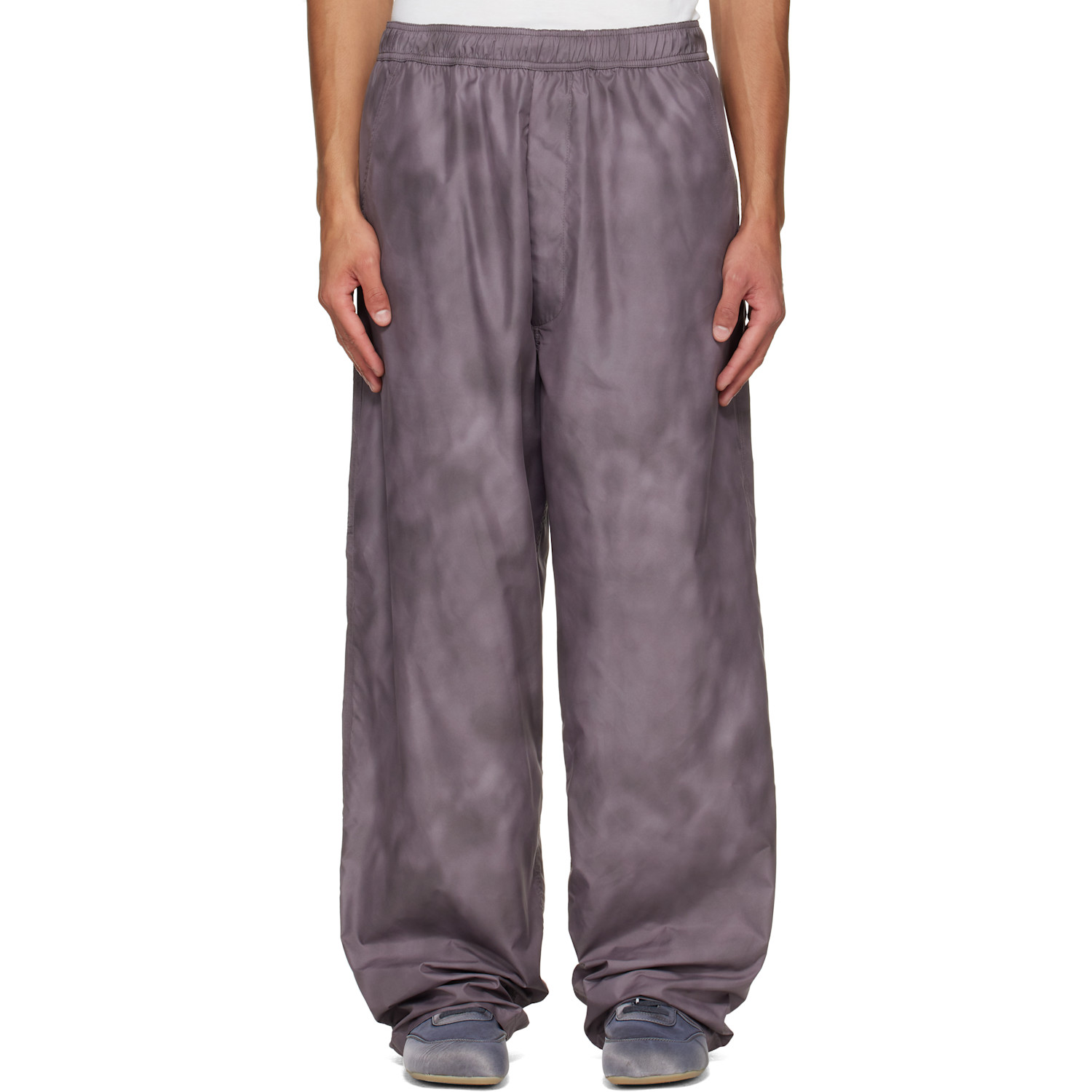 MM6 Maison Margiela Purple Hammer Loop Trousers