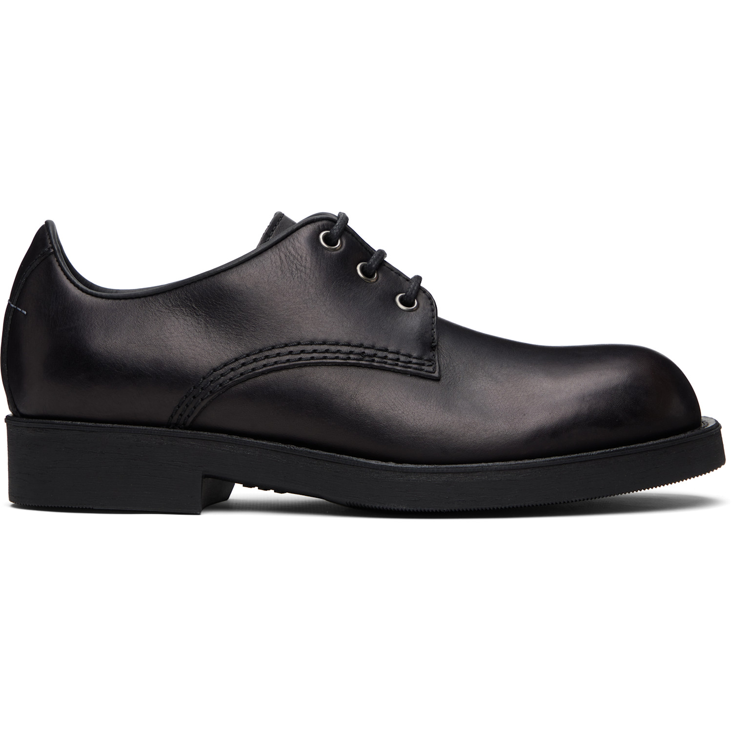 MM6 Maison Margiela Black Lace-Up Derbys