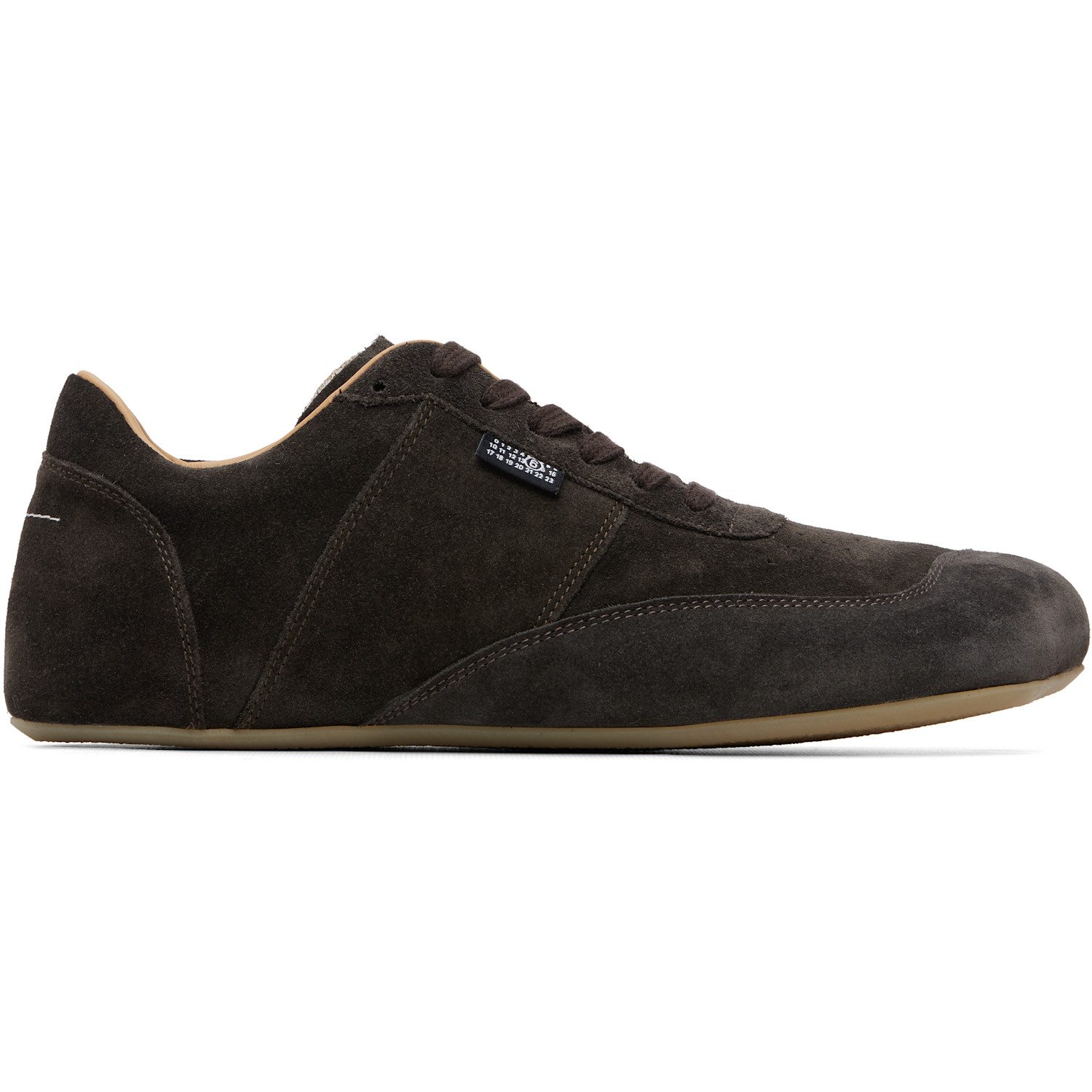 MM6 Maison Margiela Brown Anatomic Sneakers