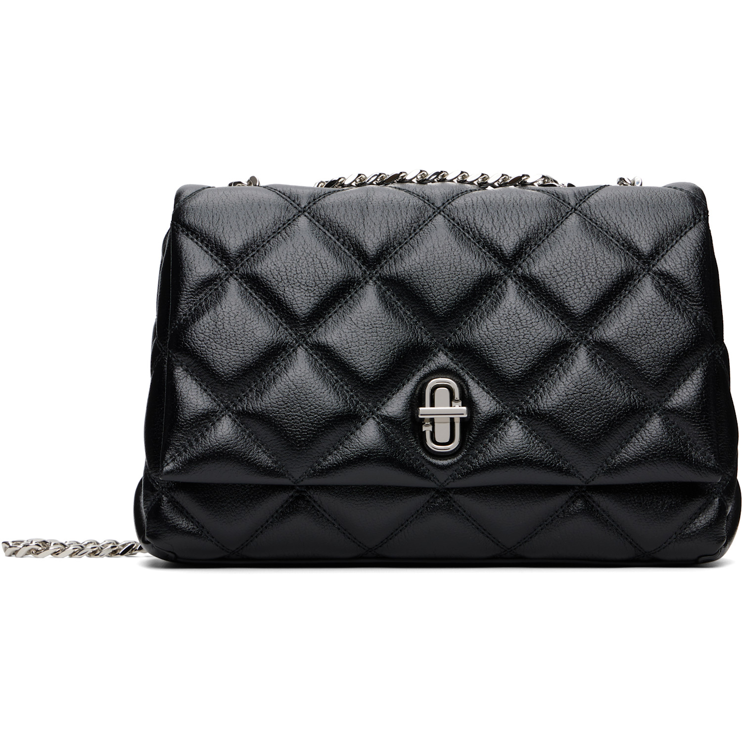 Marc Jacobs Black 'The Quilted Slim Dual Convertible' Shoulder Bag