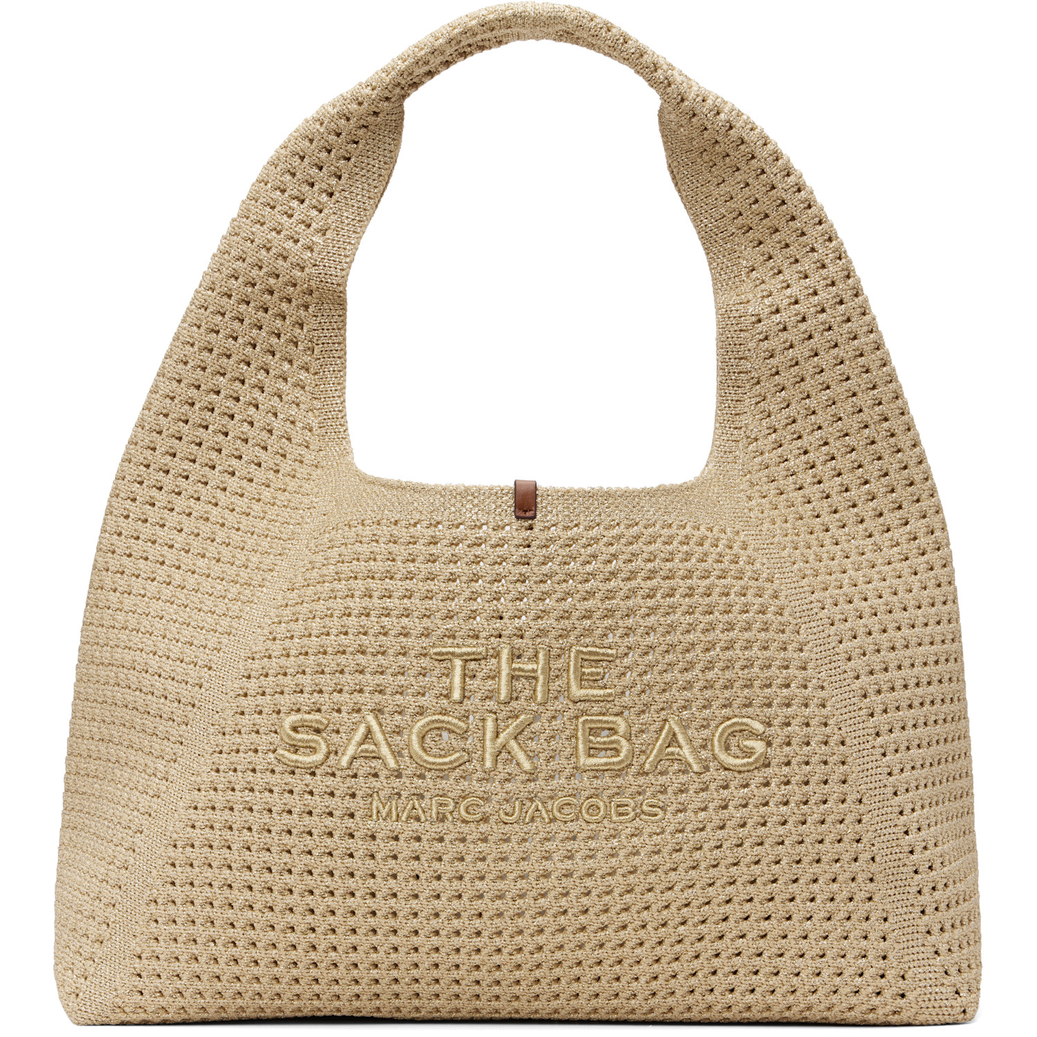 Marc Jacobs Beige 'The Crochet Sack' Tote