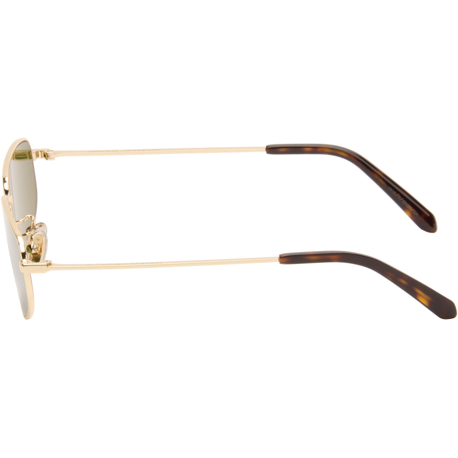  Retrosuperfuture Gold Isedra Sunglasses 