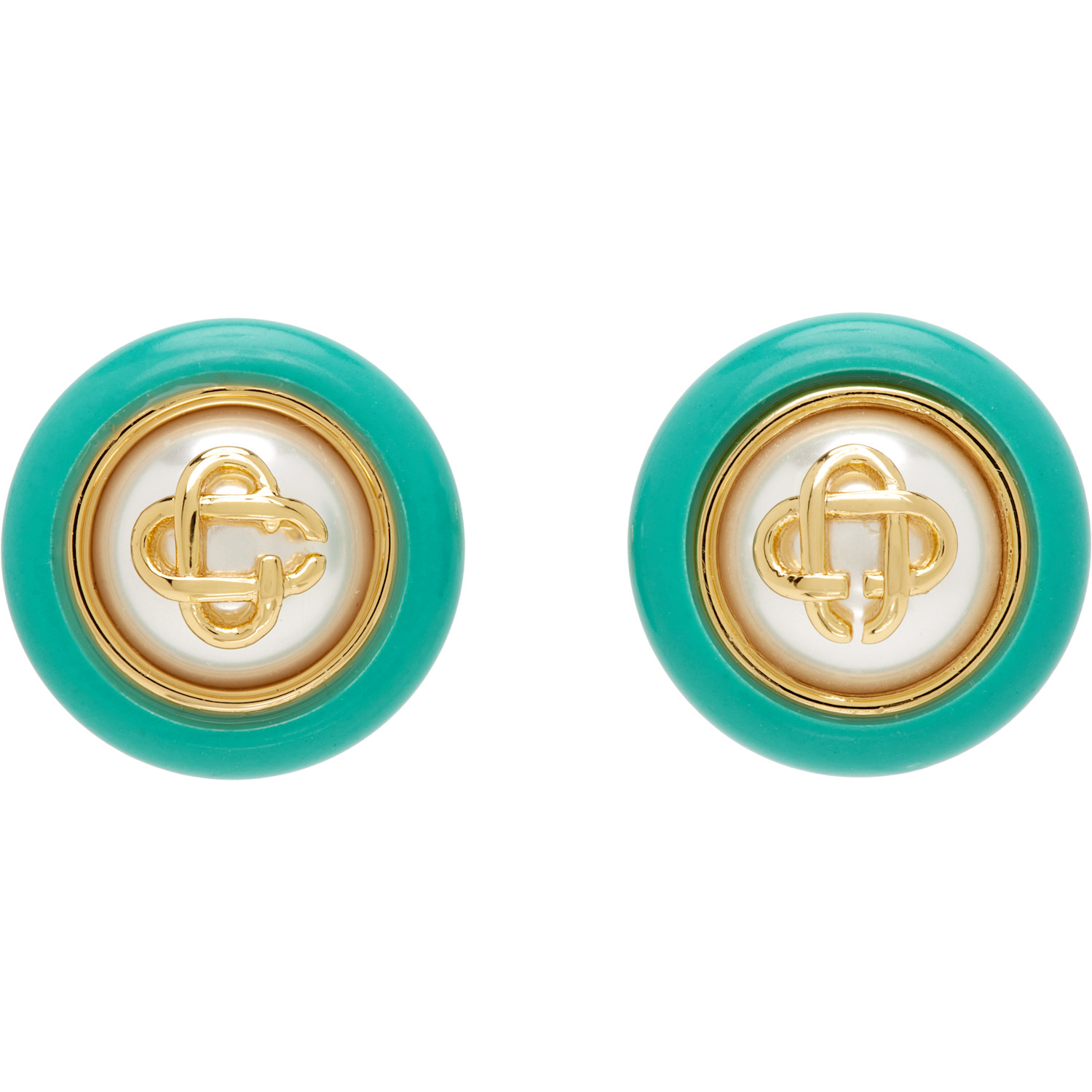 Casablanca Pearl Stud Earrings