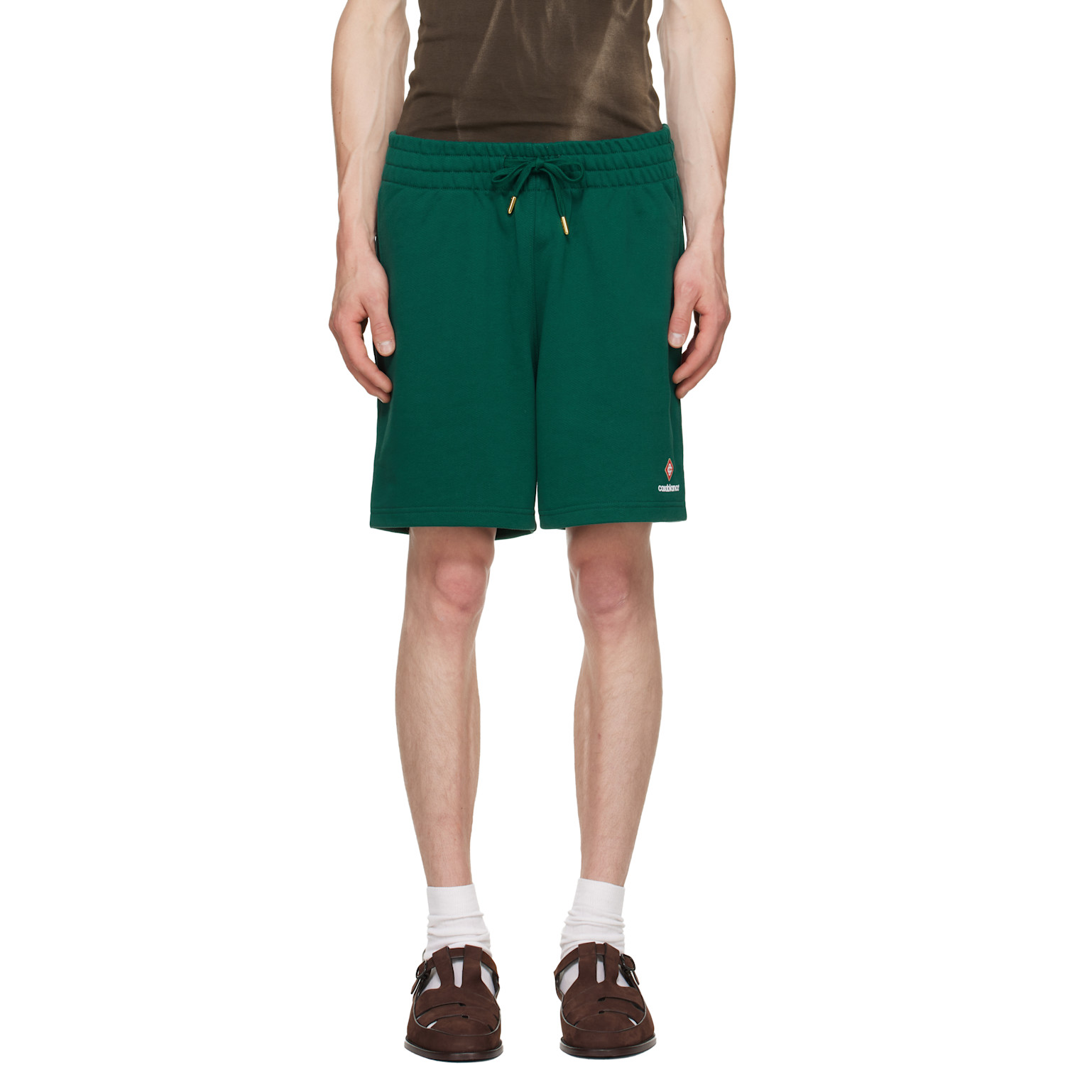 Casablanca Green Sport Type Sweat Shorts
