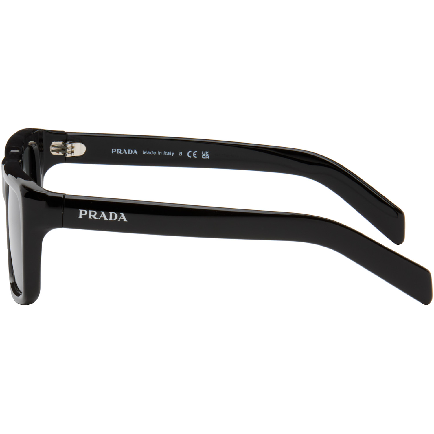  Prada Eyewear Black Square Sunglasses 