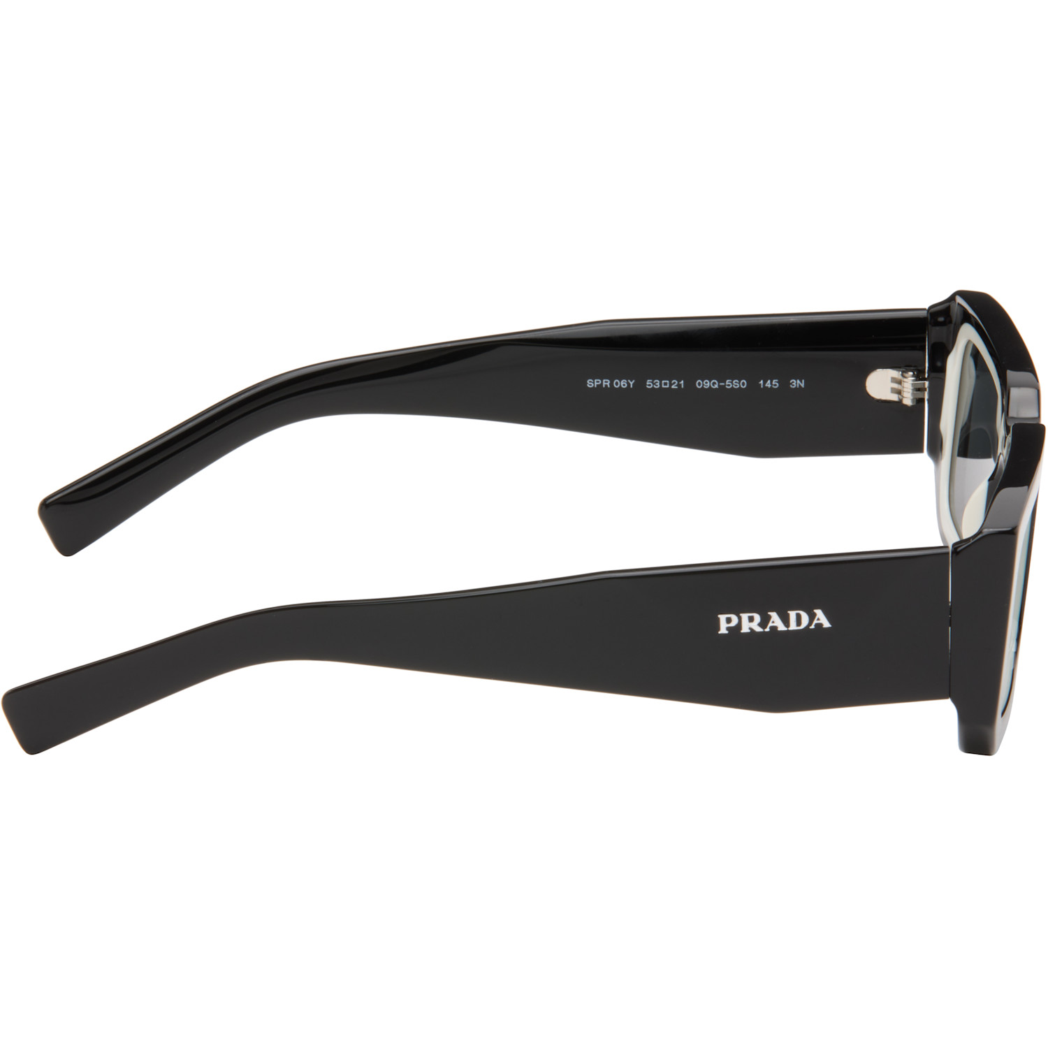  Prada Eyewear Black Symbole Sunglasses 