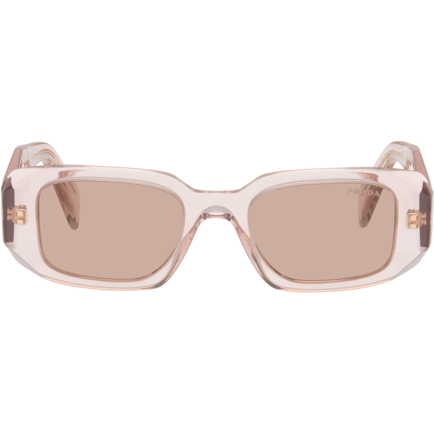 Prada Eyewear Pink 'Prada Symbole' Sunglasses