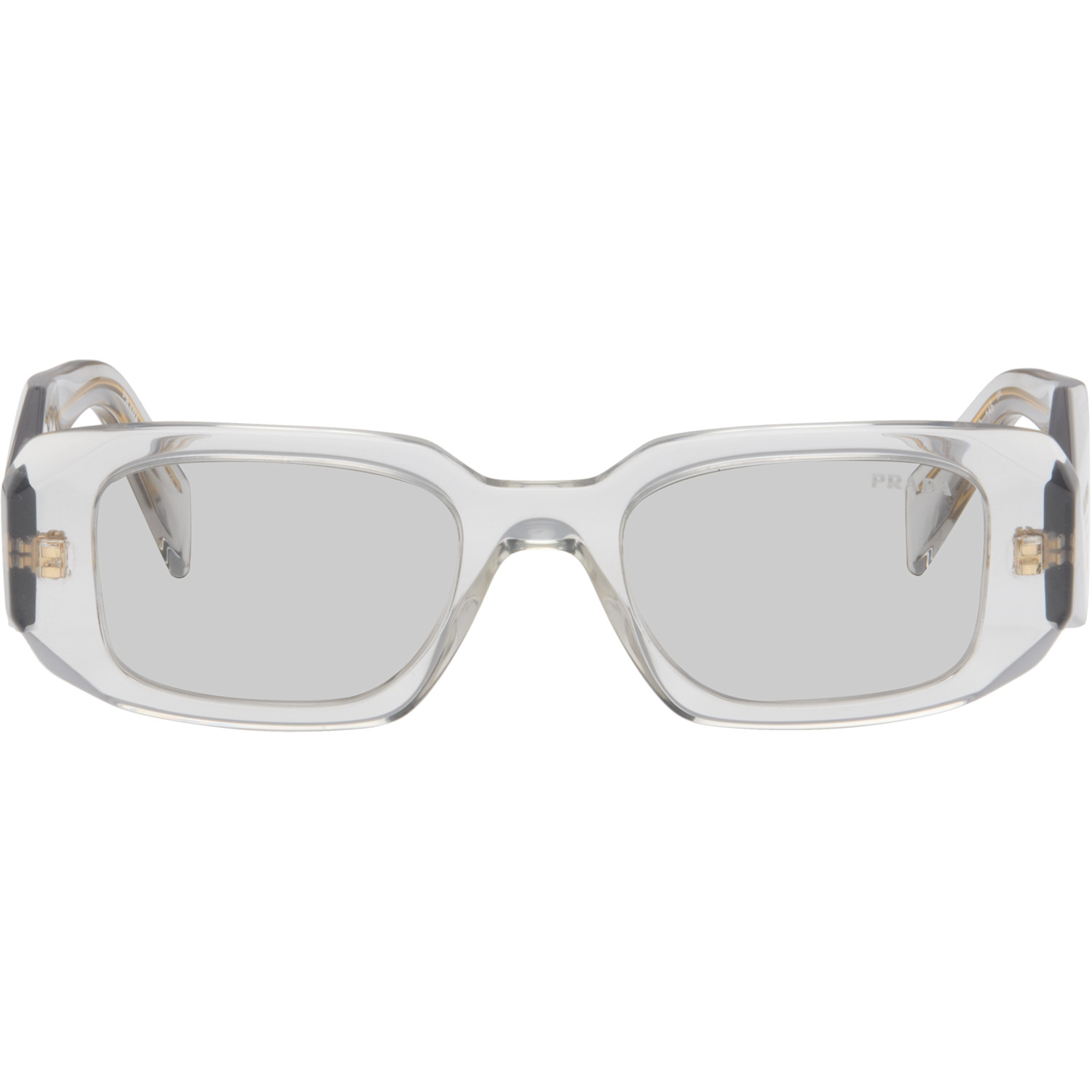 Prada Eyewear Gray 'Prada Symbole' Sunglasses