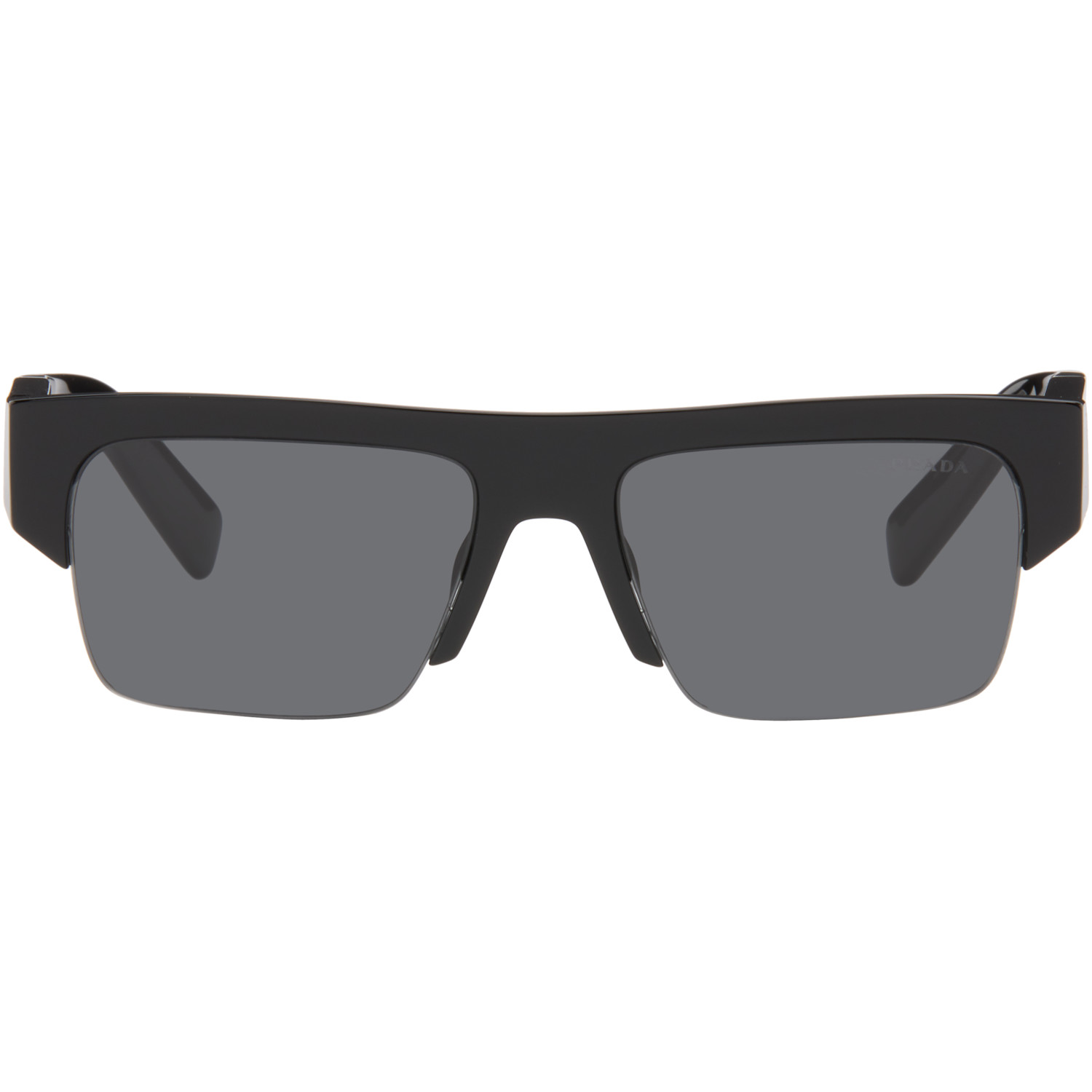 Prada Eyewear Black Square Sunglasses
