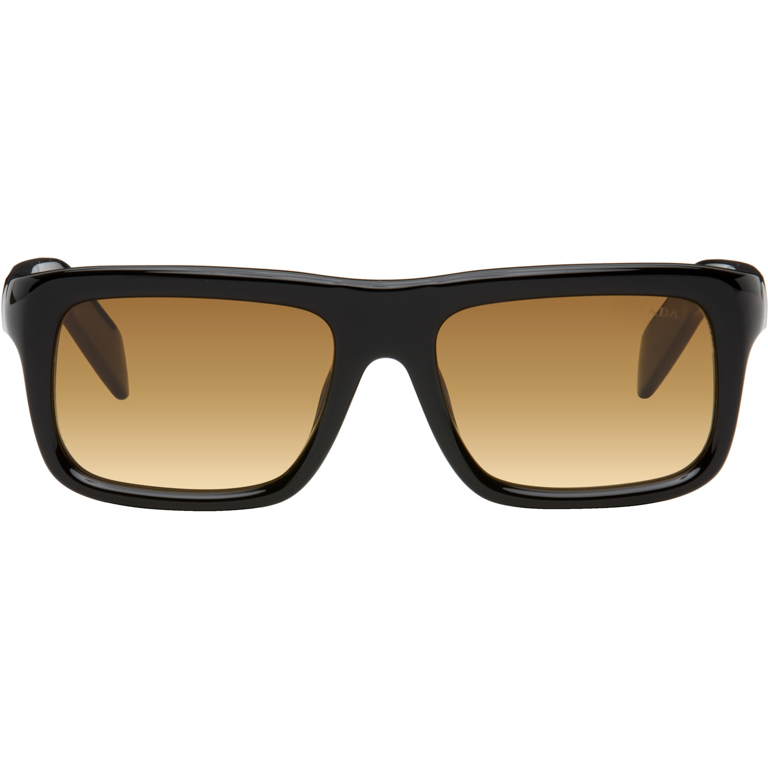 Prada Eyewear Black Square Sunglasses