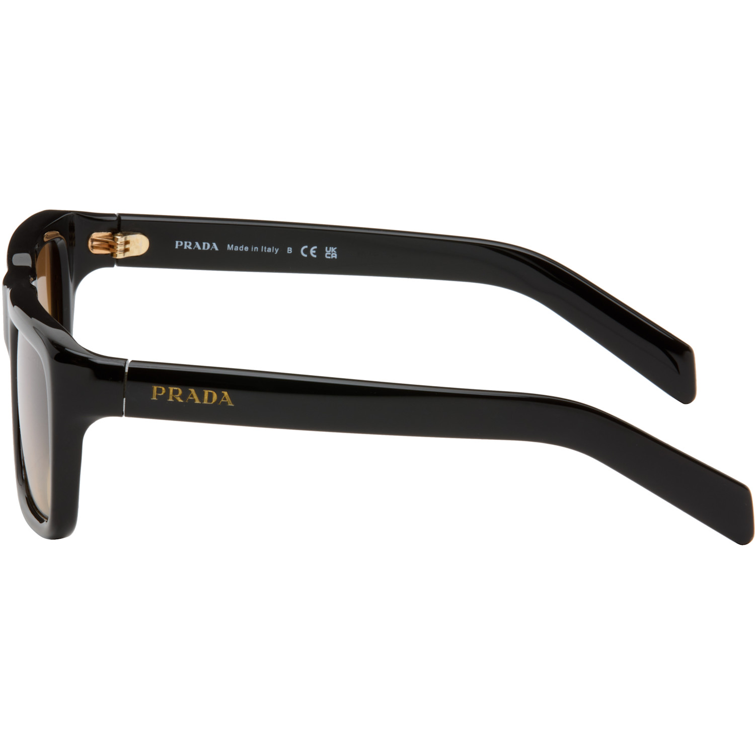  Prada Eyewear Black Square Sunglasses 