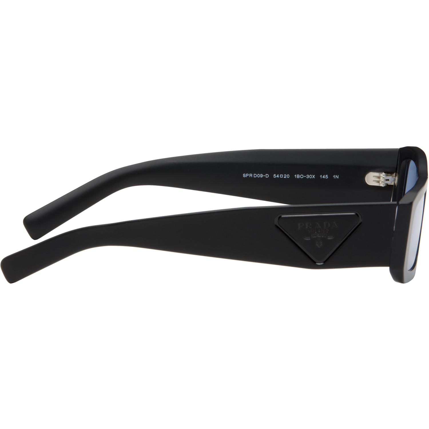  Prada Eyewear Black Rectangular Sunglasses 