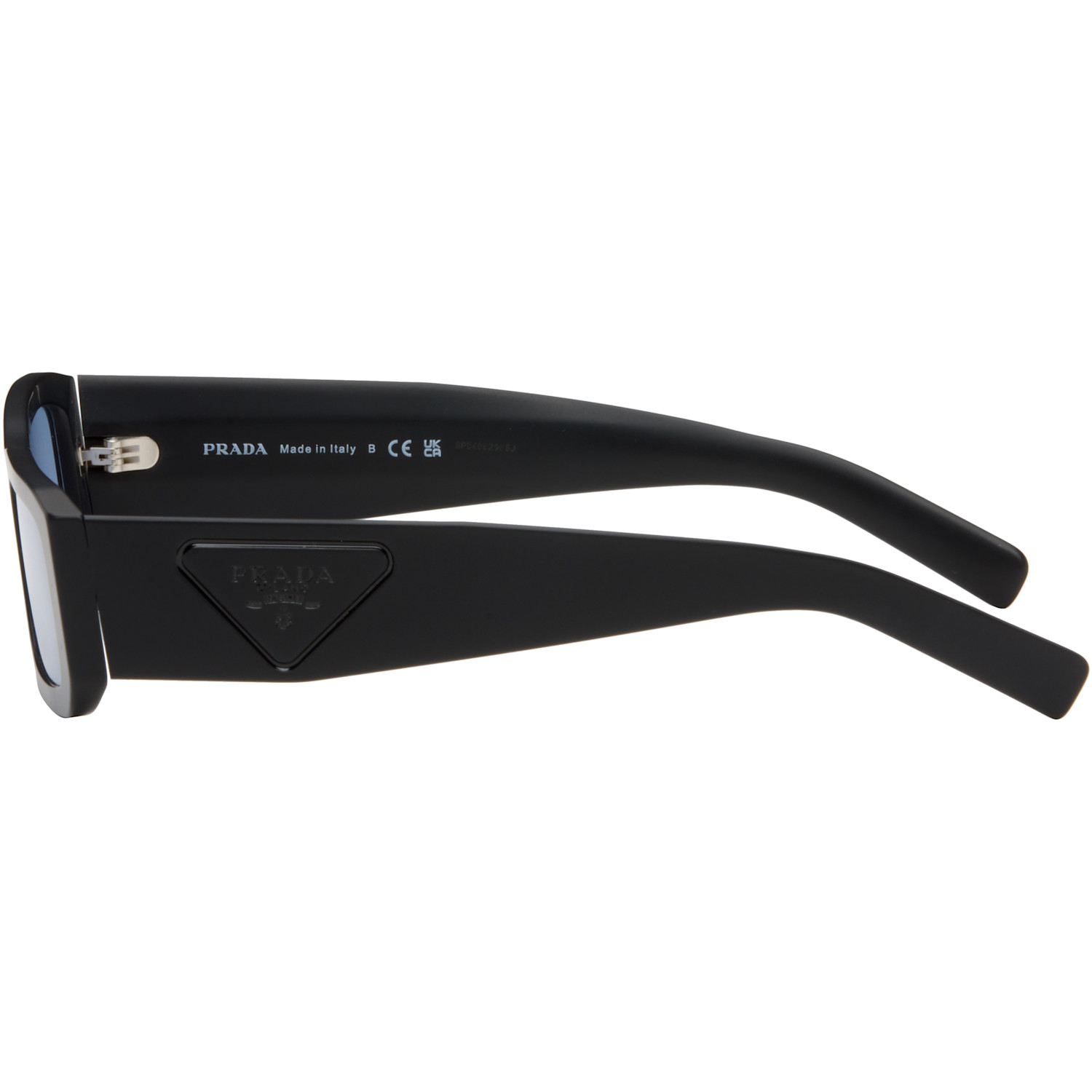  Prada Eyewear Black Rectangular Sunglasses 