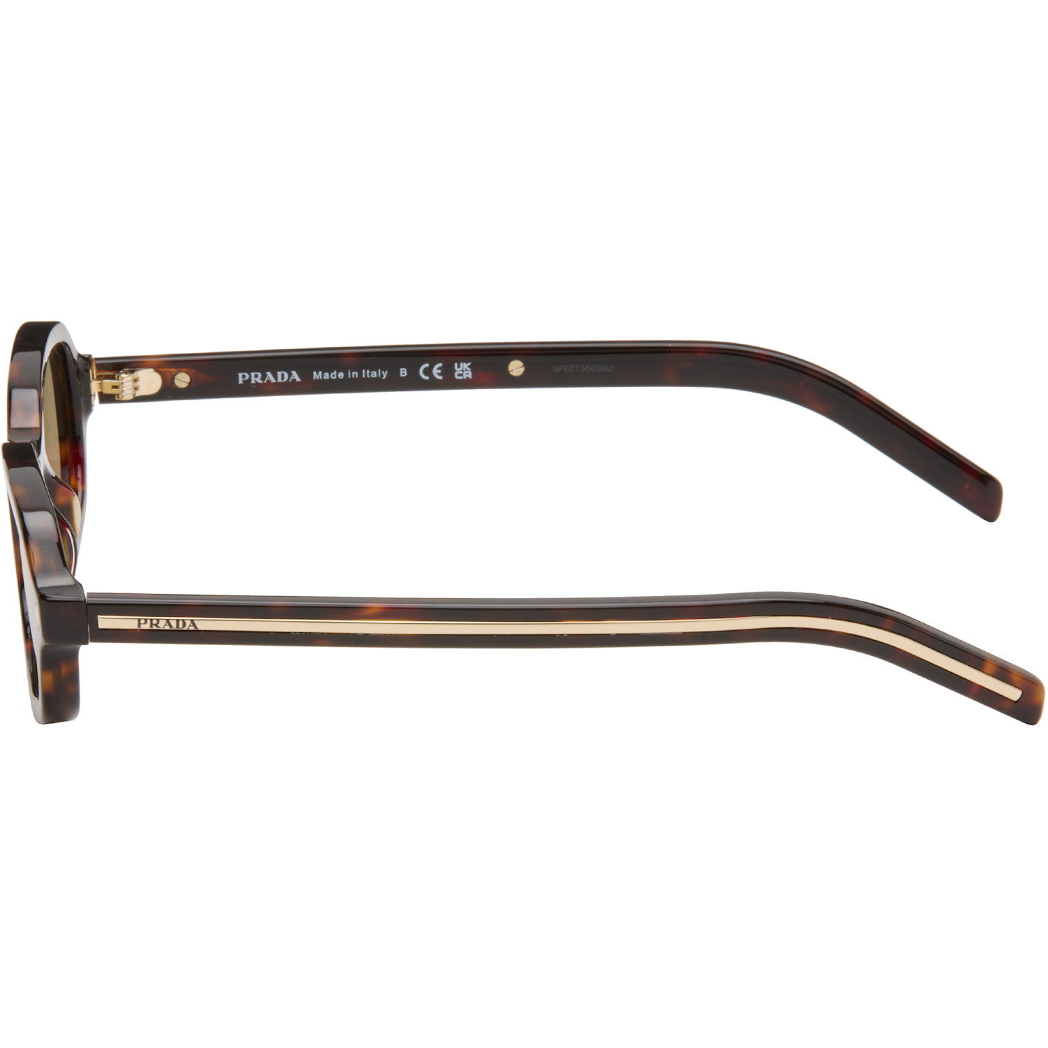 Prada Eyewear Brown Pr D06s Sunglasses 