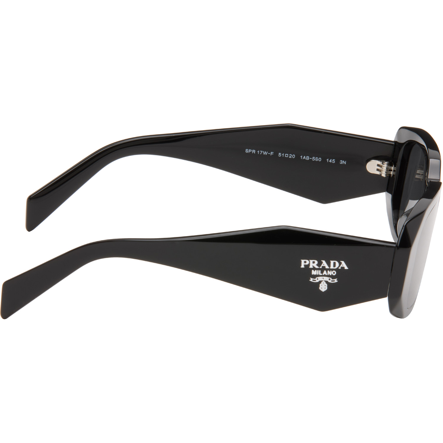  Prada Eyewear Black 'prada Symbole' Sunglasses 