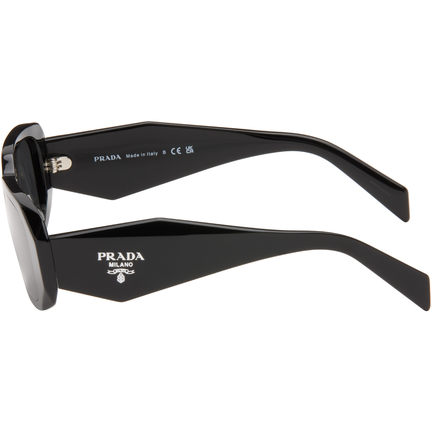  Prada Eyewear Black 'prada Symbole' Sunglasses 