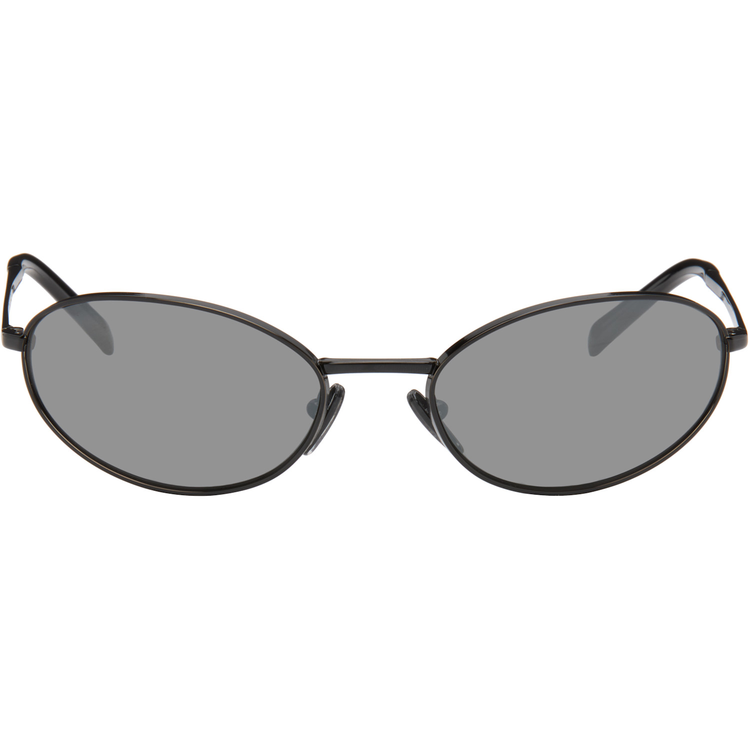 Prada Eyewear Black Logo Sunglasses