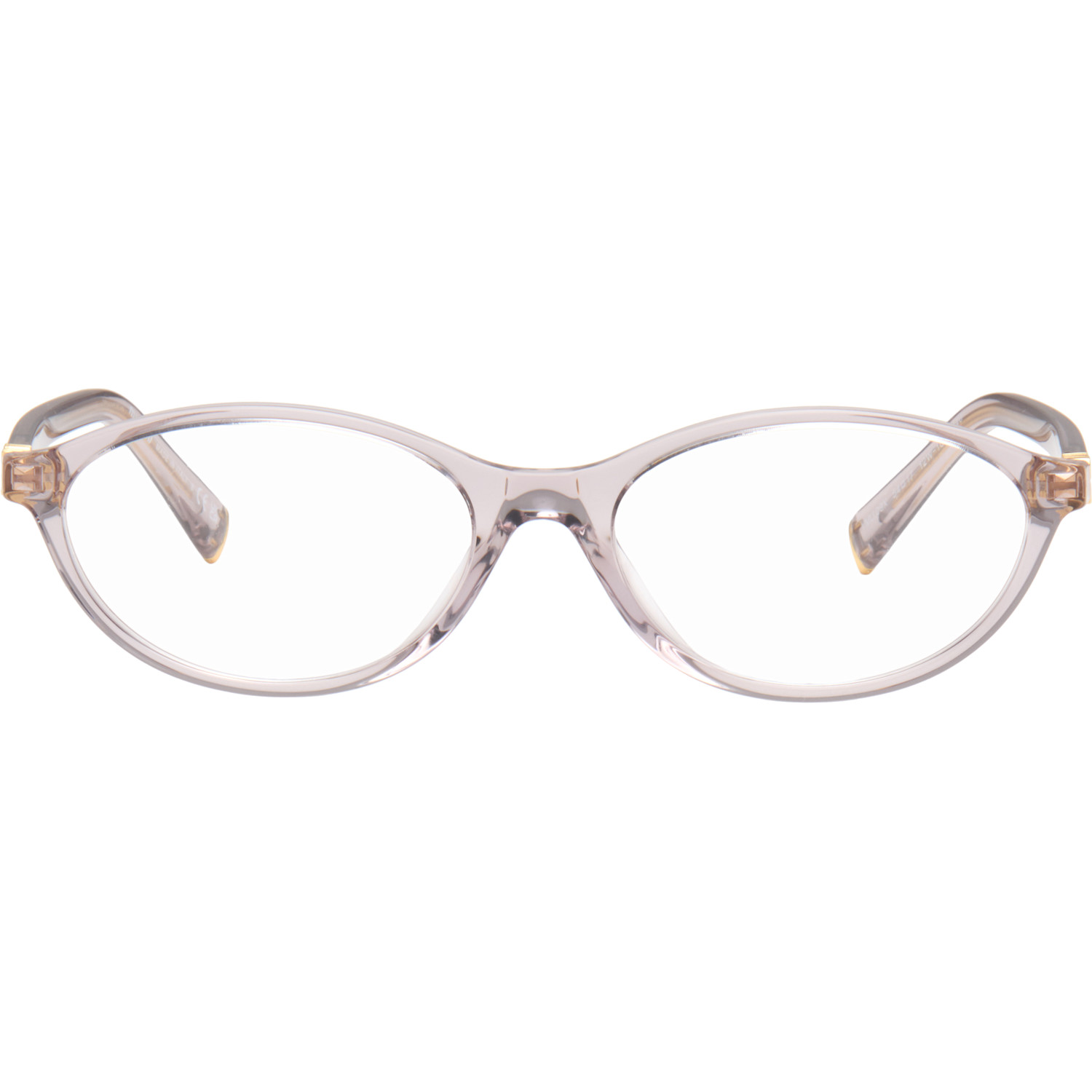 Miu Miu Eyewear Pink Oval Glasses