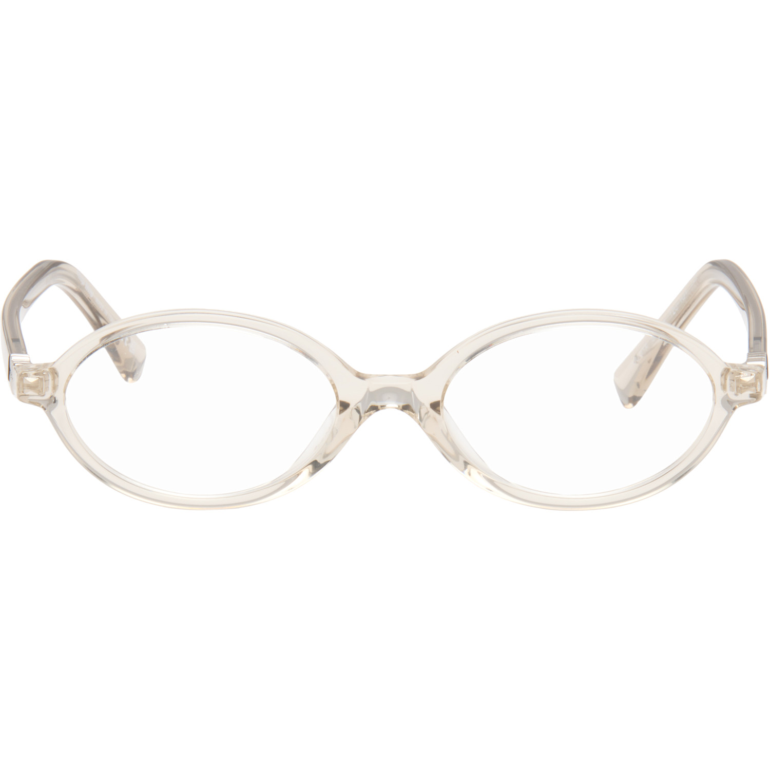 Miu Miu Eyewear Transparent Miu Regard Glasses
