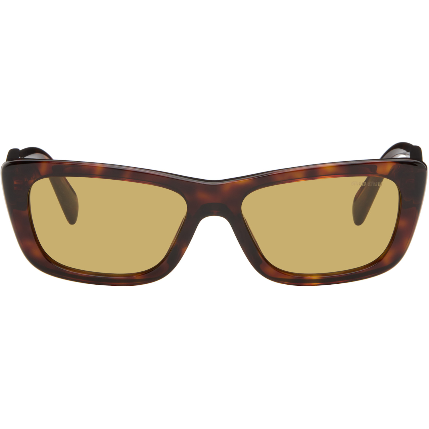 Miu Miu Brown Cat-eye Sunglasses
