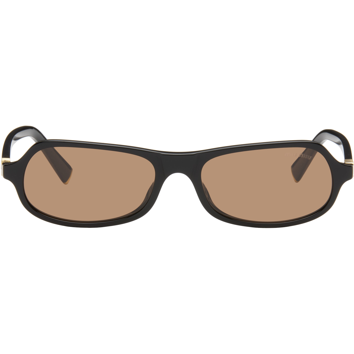 Miu Miu Eyewear Black Rectangular Sunglasses