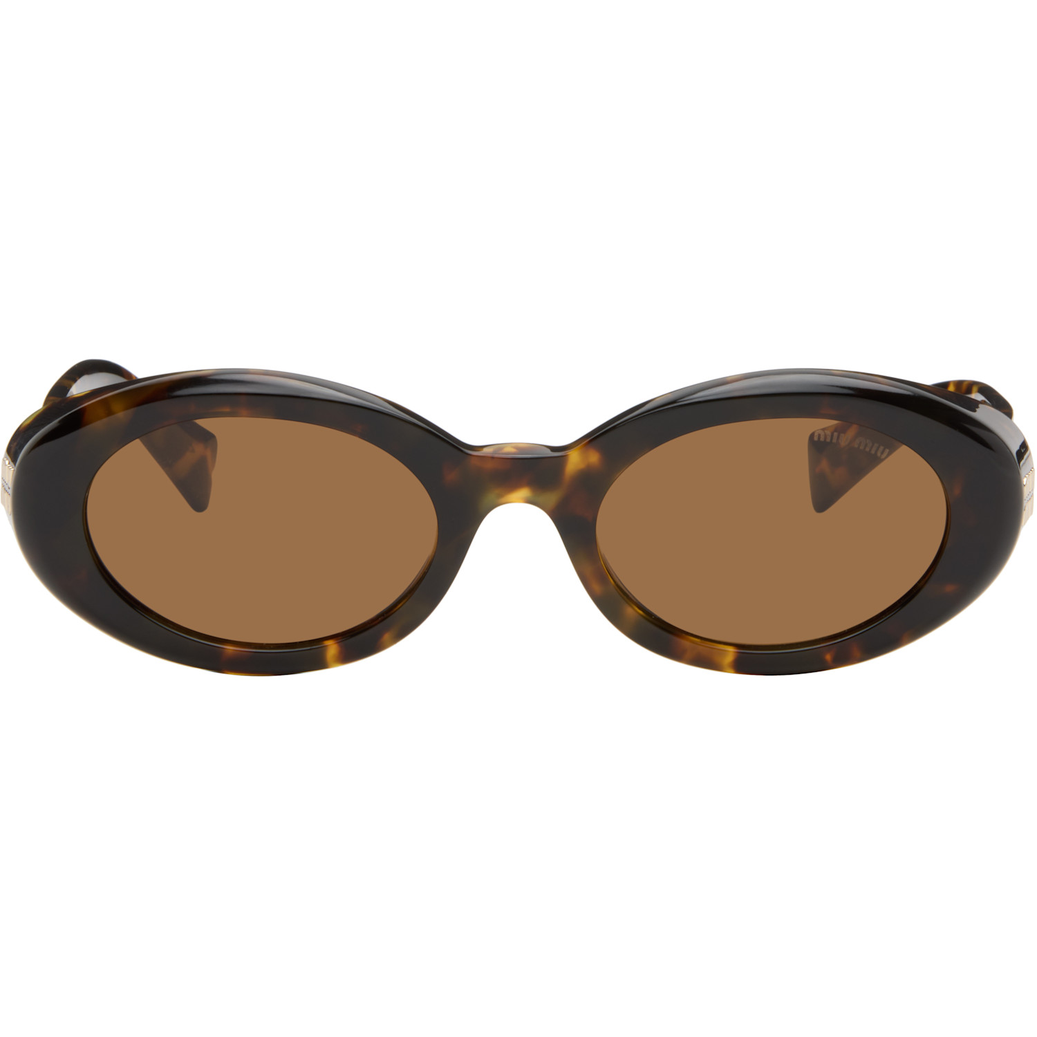 Miu Miu Eyewear Brown 'Rêverie' Sunglasses