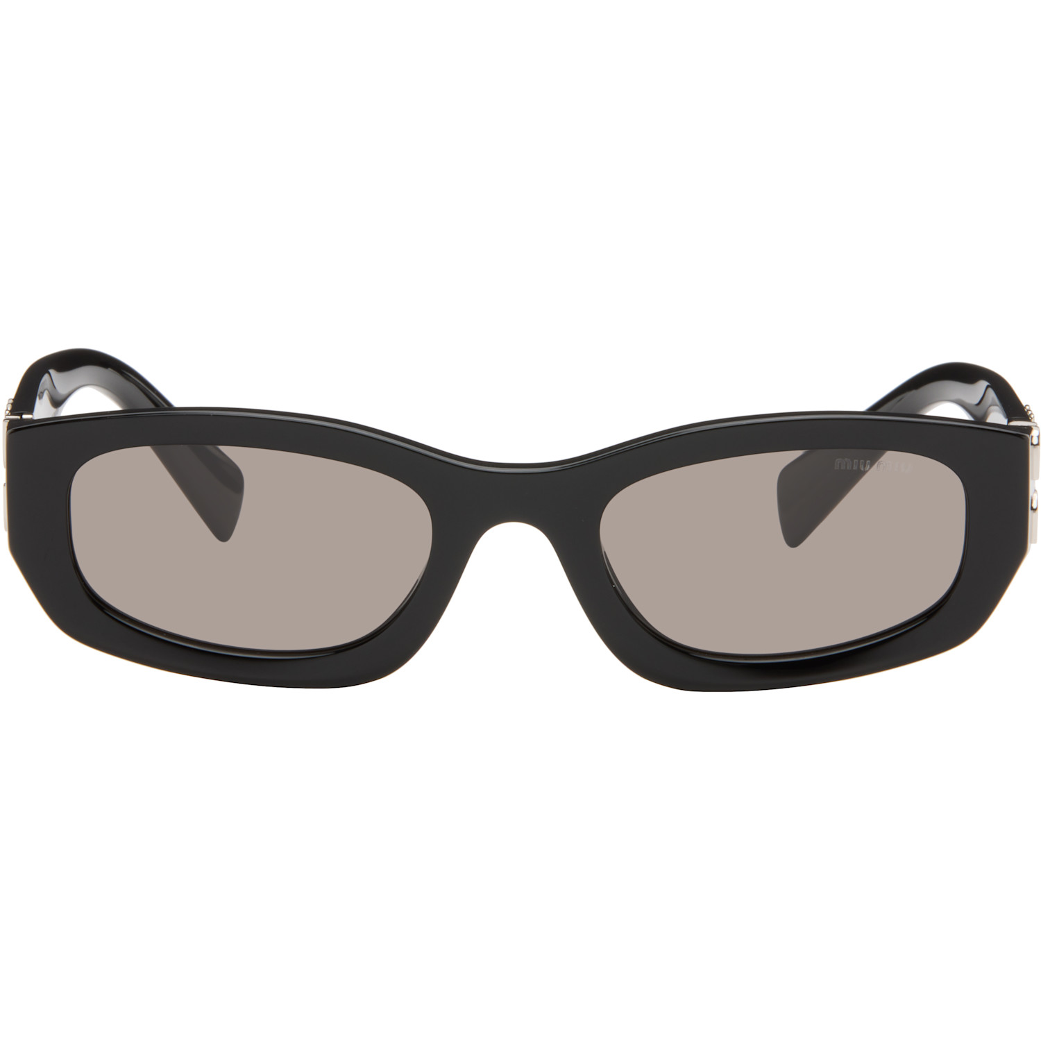Miu Miu Eyewear Black Miu Glimpse Sunglasses