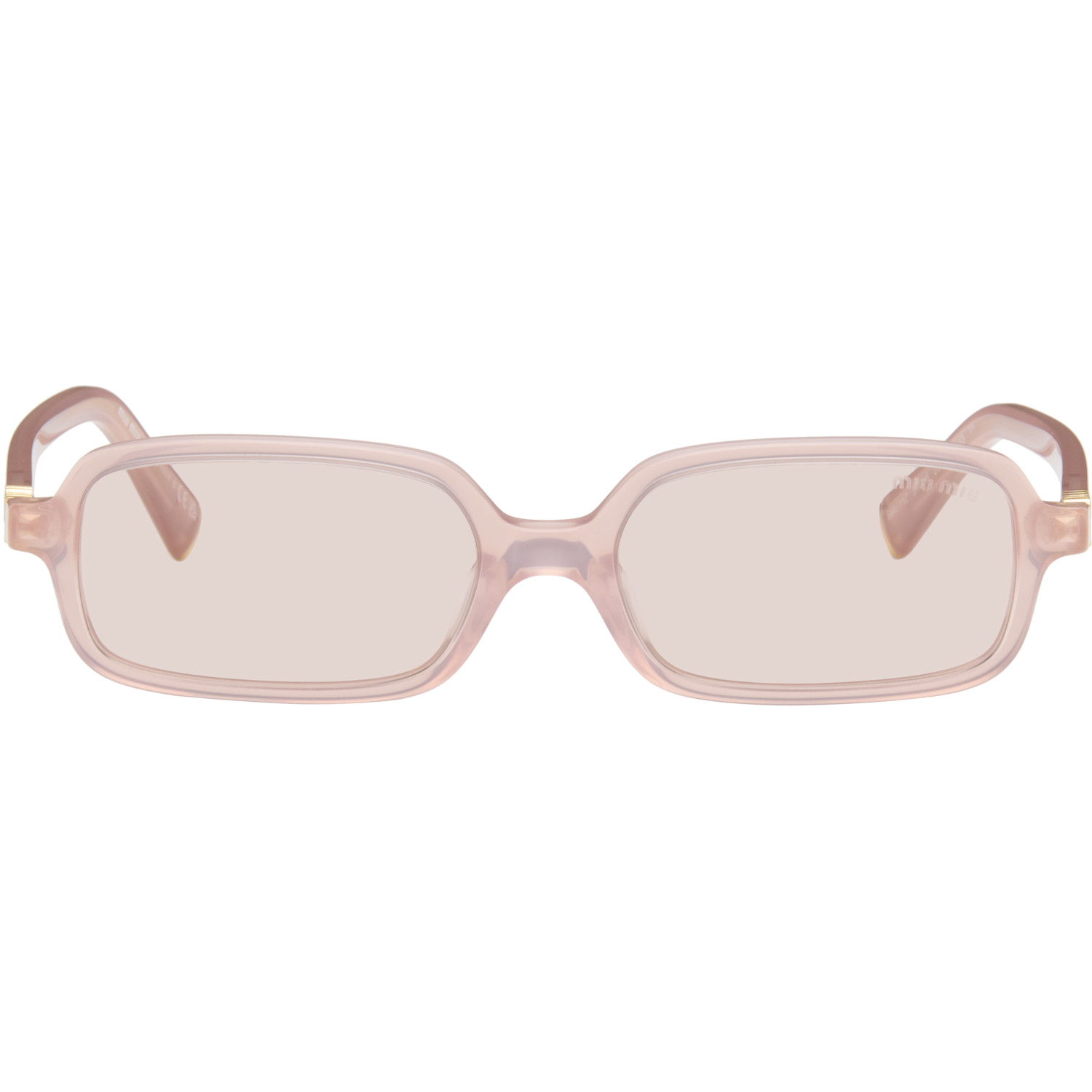 Miu Miu Eyewear PInk Miu Regard Sunglasses