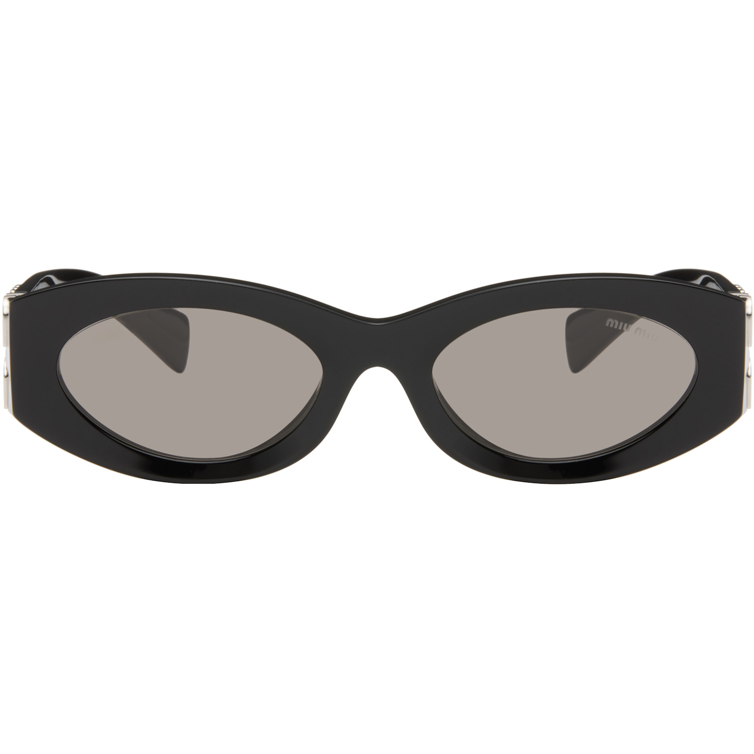 Miu Miu Eyewear Black Miu Glimpse Sunglasses